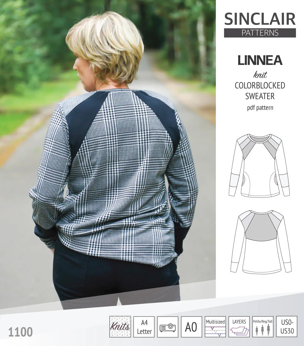 Sinclair Patterns Linnea Sweater - XXS-4XL - PDF Pattern - Image 37
