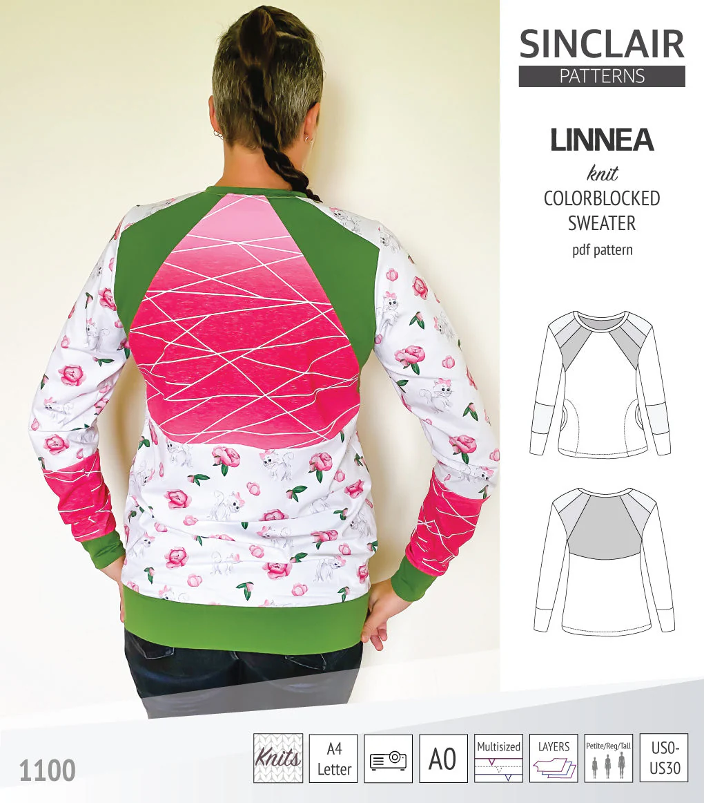 Sinclair Patterns Linnea Sweater - XXS-4XL - PDF Pattern - Image 39