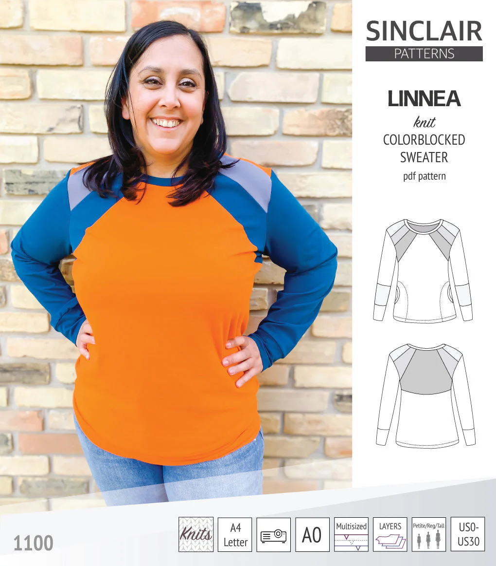 Sinclair Patterns Linnea Sweater - XXS-4XL - PDF Pattern - Image 40