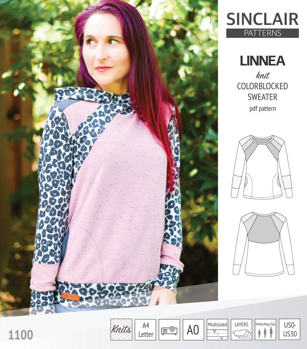 Sinclair Patterns Linnea Sweater - XXS-4XL - PDF Pattern - Image 46