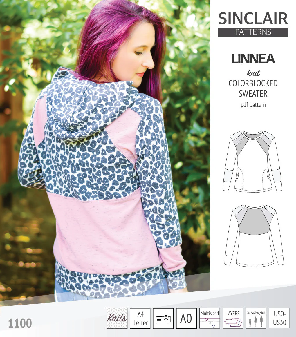 Sinclair Patterns Linnea Sweater - XXS-4XL - PDF Pattern - Image 47