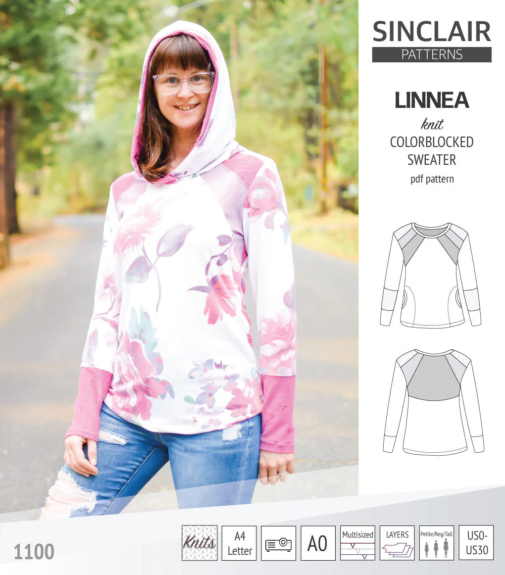 Sinclair Patterns Linnea Sweater - XXS-4XL - PDF Pattern - Image 48