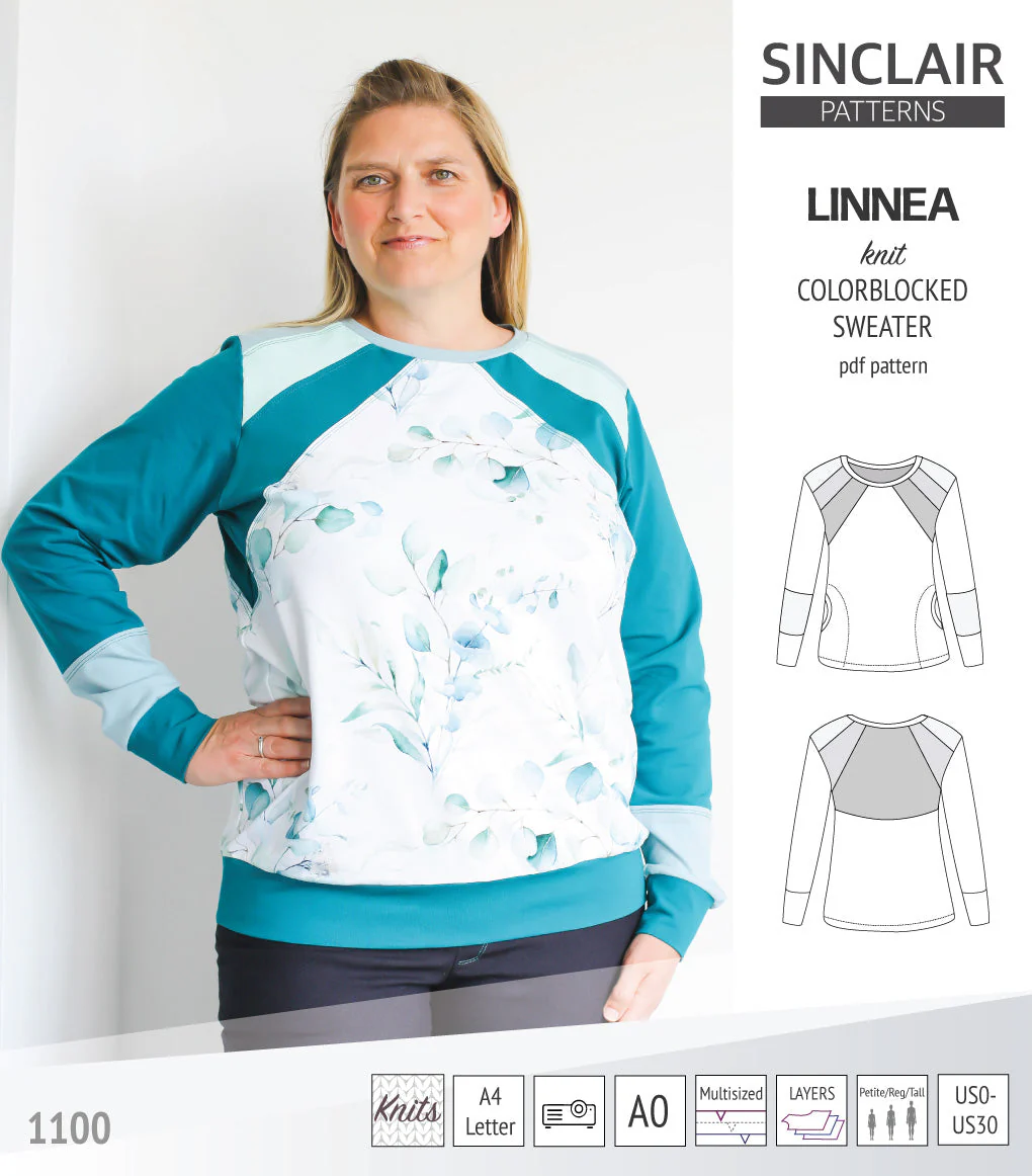 Sinclair Patterns Linnea Sweater - XXS-4XL - PDF Pattern - Image 5