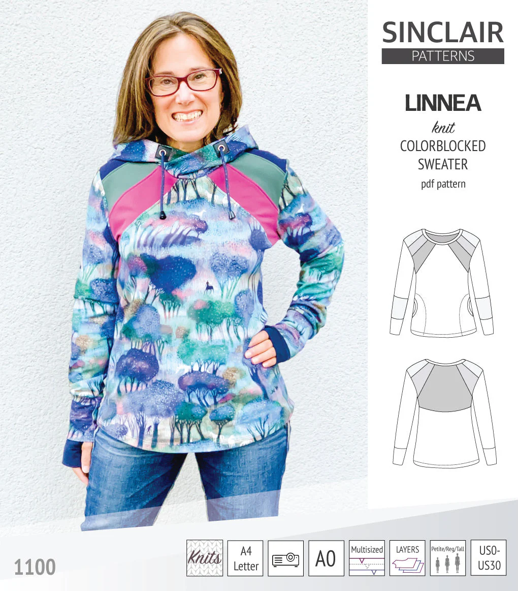 Sinclair Patterns Linnea Sweater - XXS-4XL - PDF Pattern - Image 50