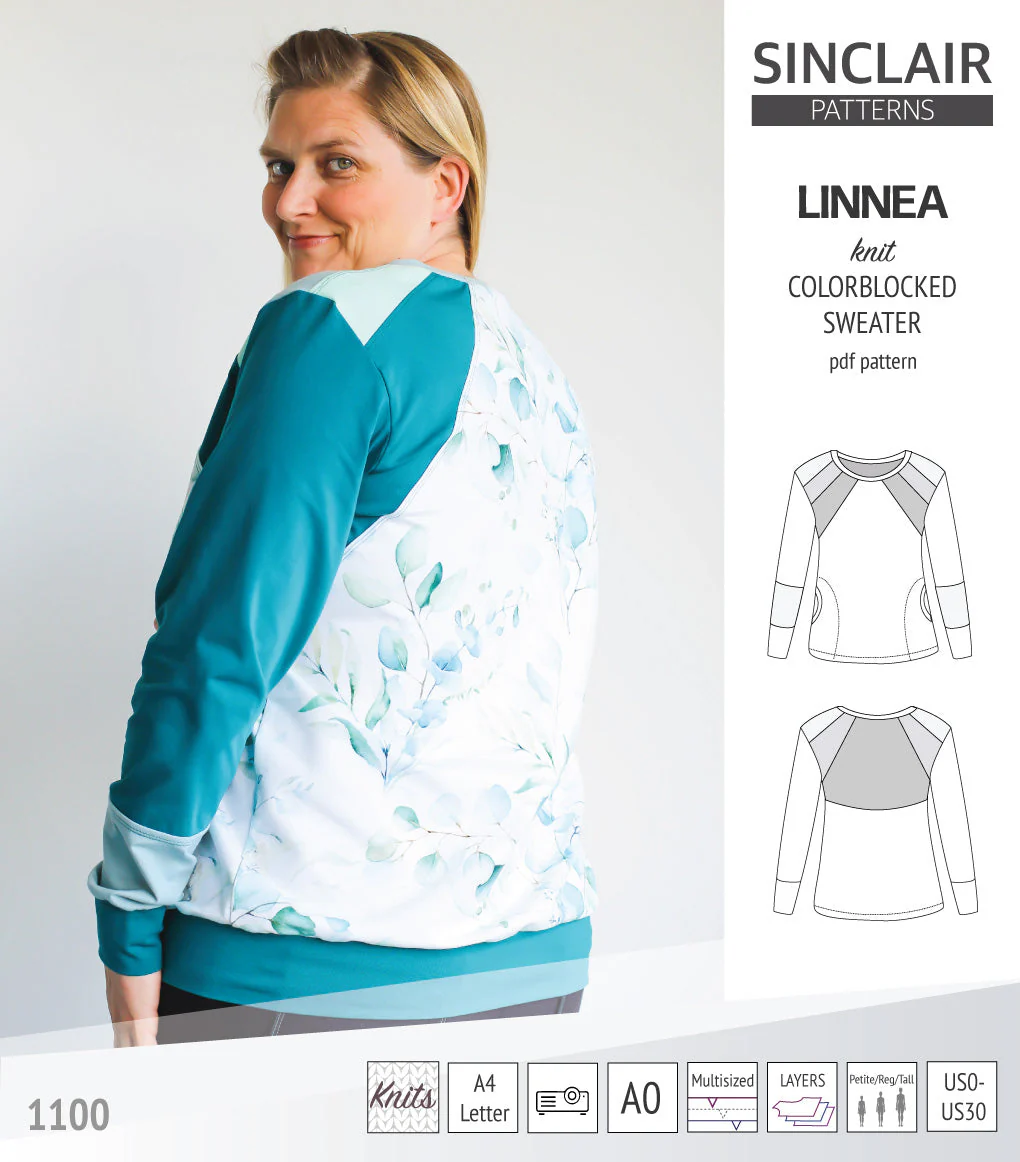Sinclair Patterns Linnea Sweater - XXS-4XL - PDF Pattern - Image 6