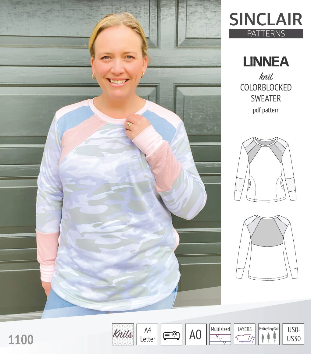 Sinclair Patterns Linnea Sweater - XXS-4XL - PDF Pattern - Image 7