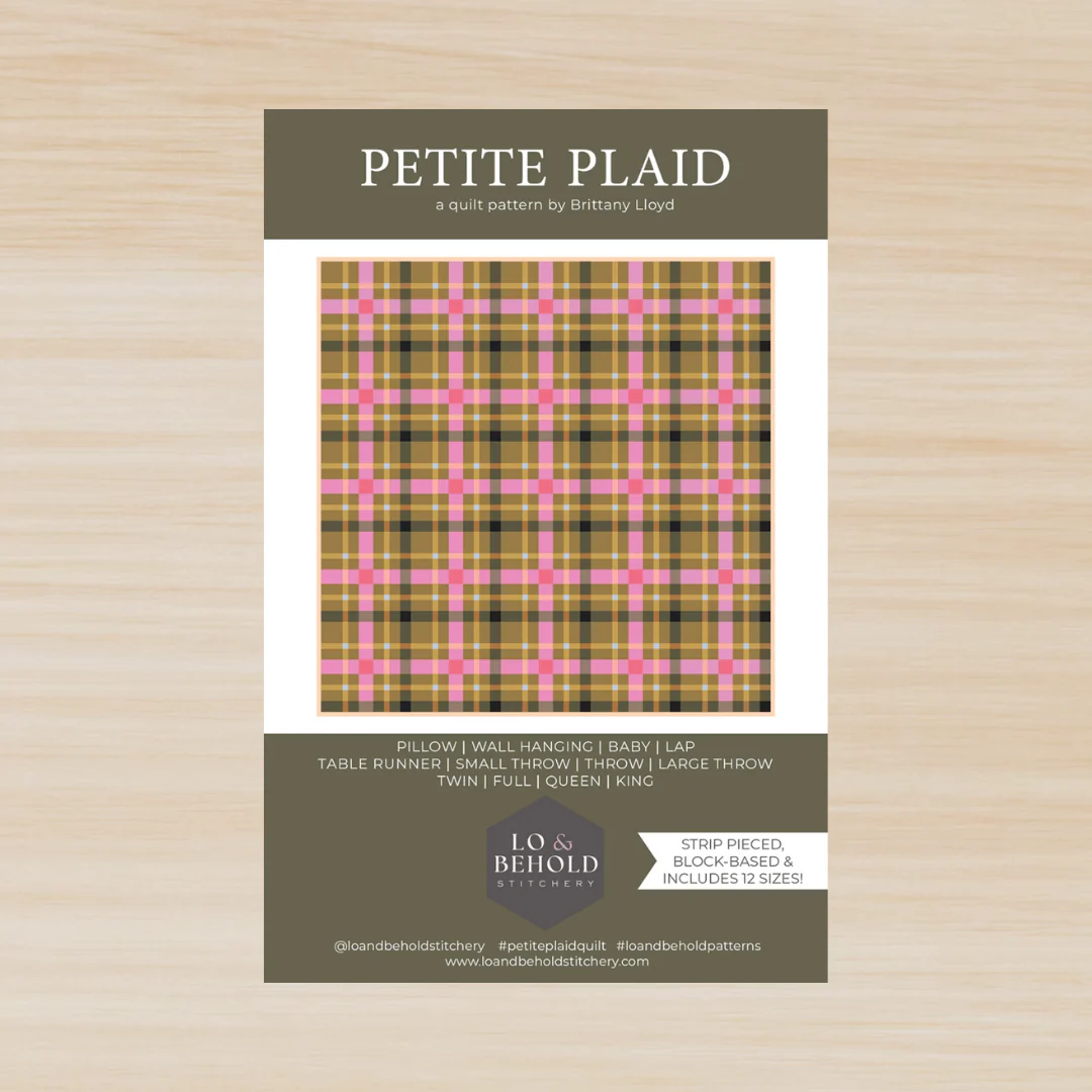 Lo & Behold Stitchery Petite Plaid Quilt Pattern - Image 2