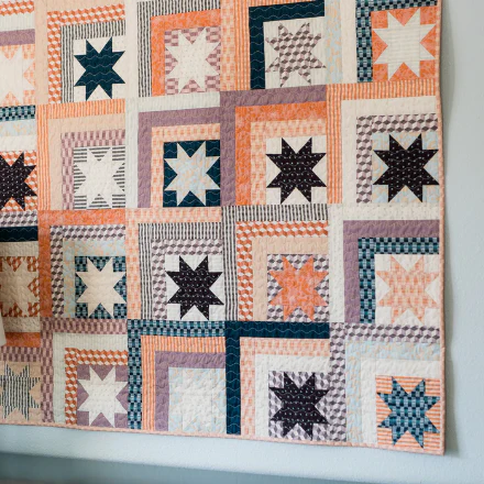 Quilty Love Log Cabin Stars Quilt Pattern - Image 3