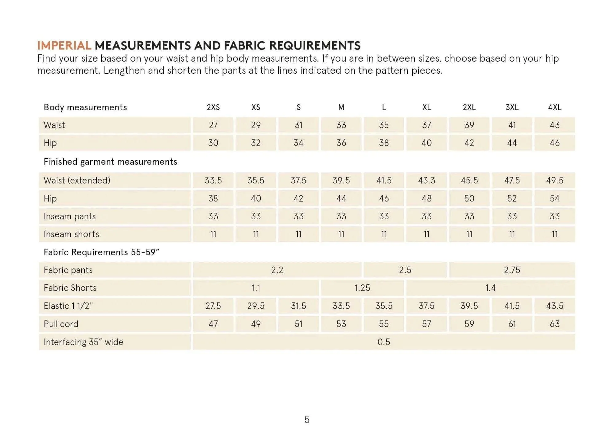 Wardrobe By Me Loose Linen Pants - 2XS to 4XL - PDF Pattern - Image 5