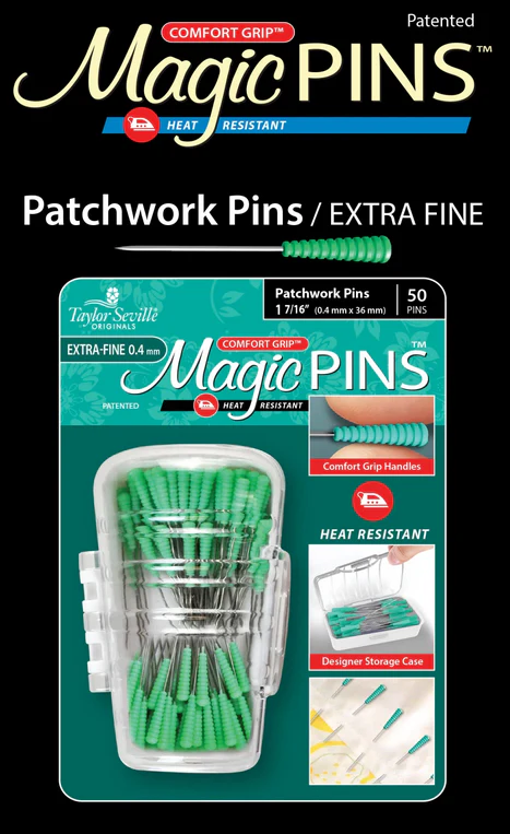 Magic Pins Patchwork Quilting Extra Fine 50pc