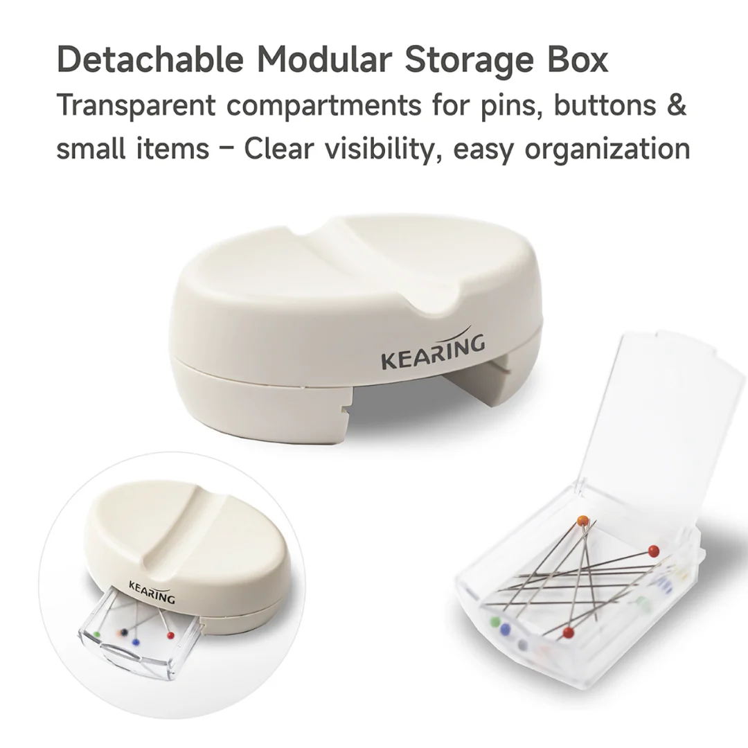 Magnetic Pin Cushion with Needle Drawer - Image 2