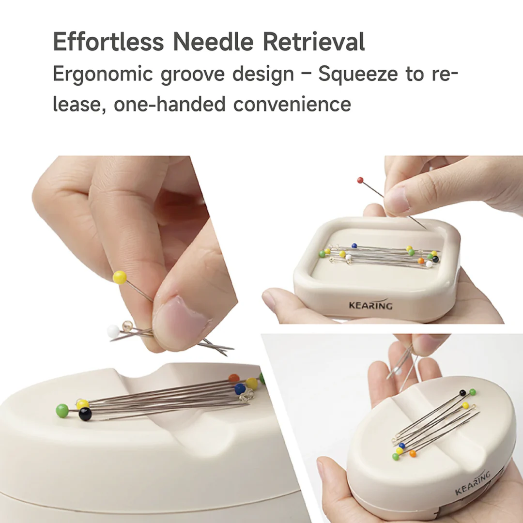 Magnetic Pin Cushion with Needle Drawer - Image 4