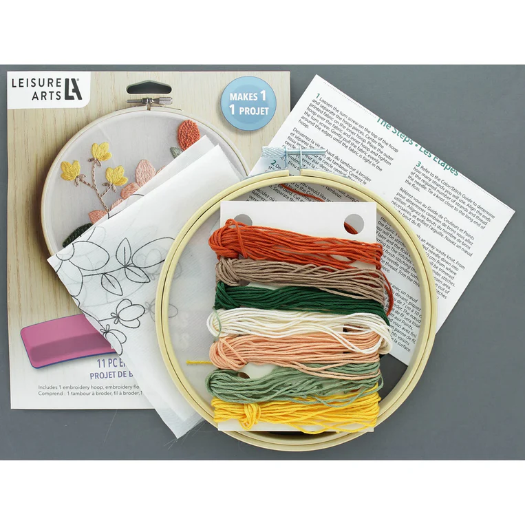 Magnolias 6" Embroidery Kit - Image 4