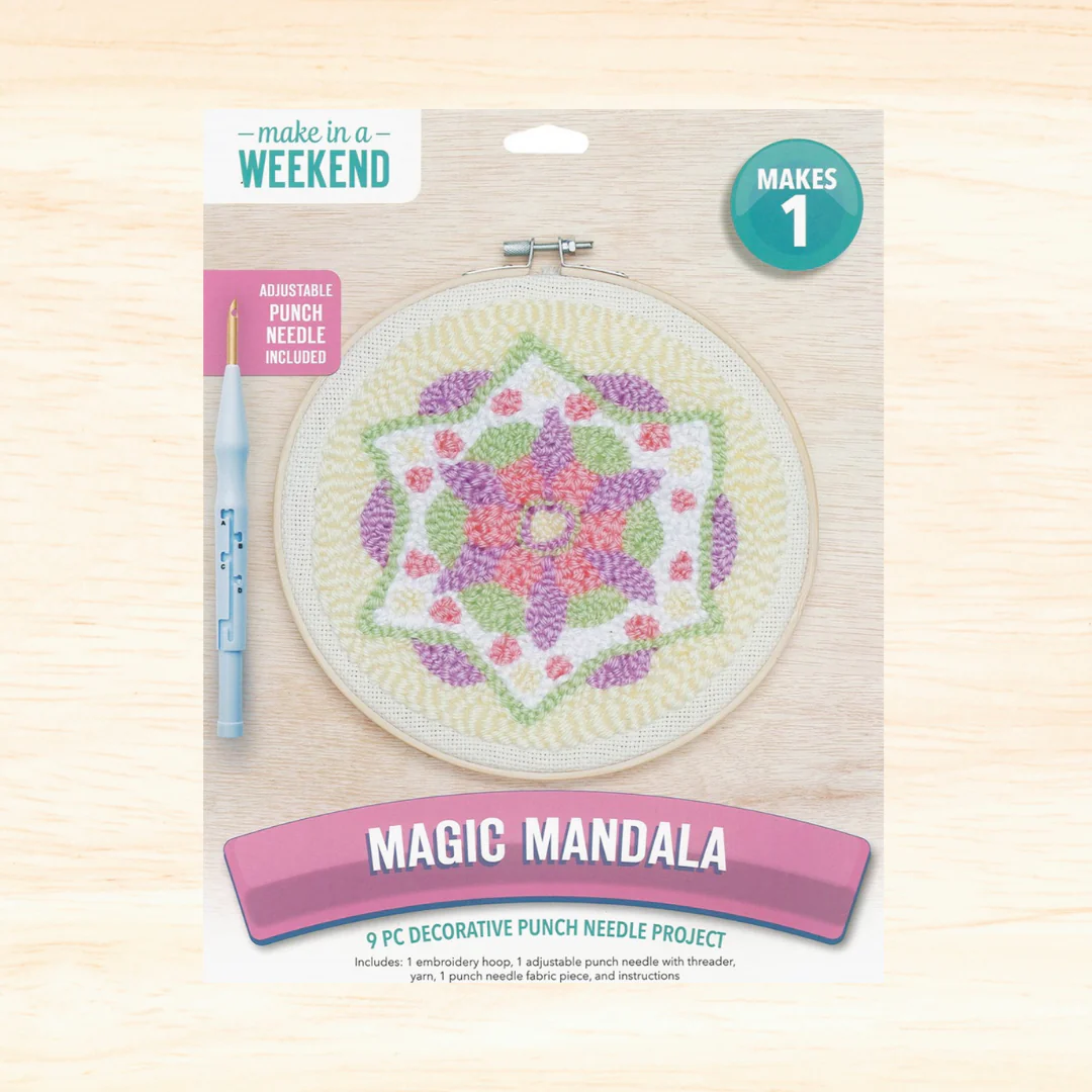 Magic Mandala Punch Needle Kit