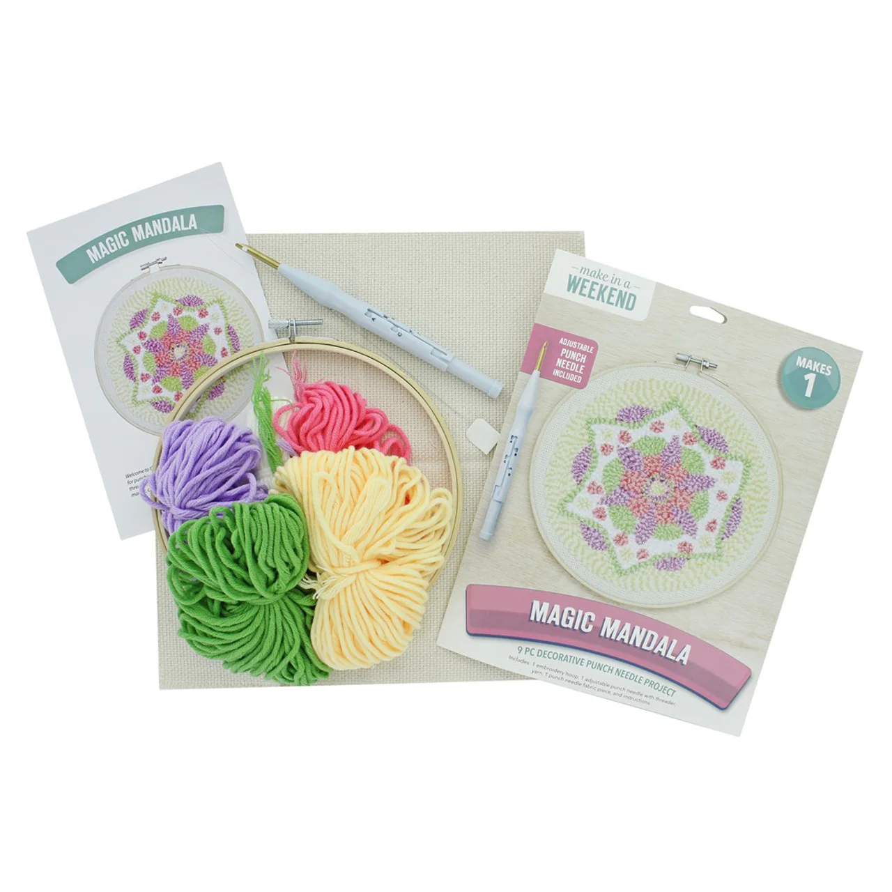 Magic Mandala Punch Needle Kit - Image 3