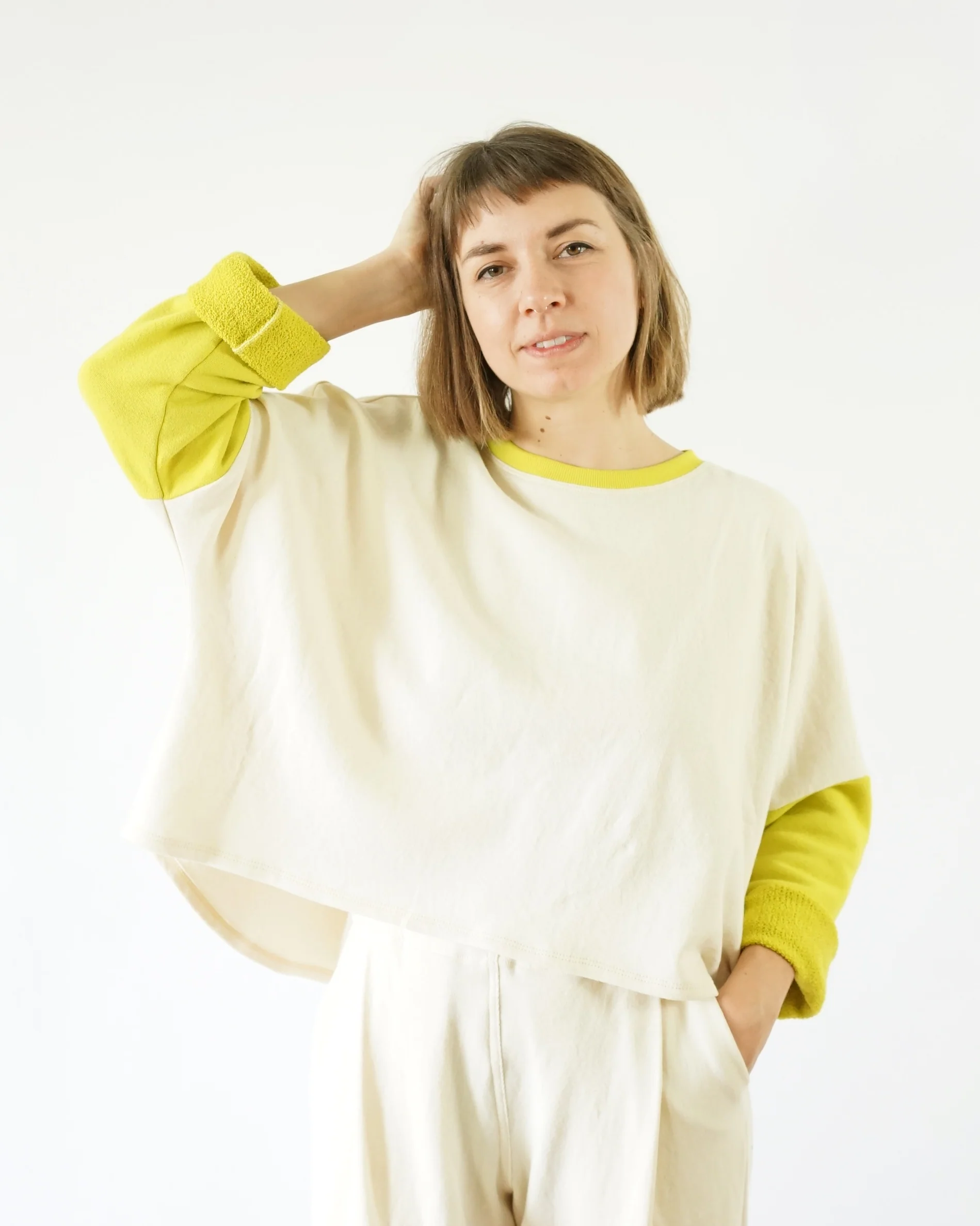 Matchy Matchy All Around Crew - XXS-6XL - PDF Pattern