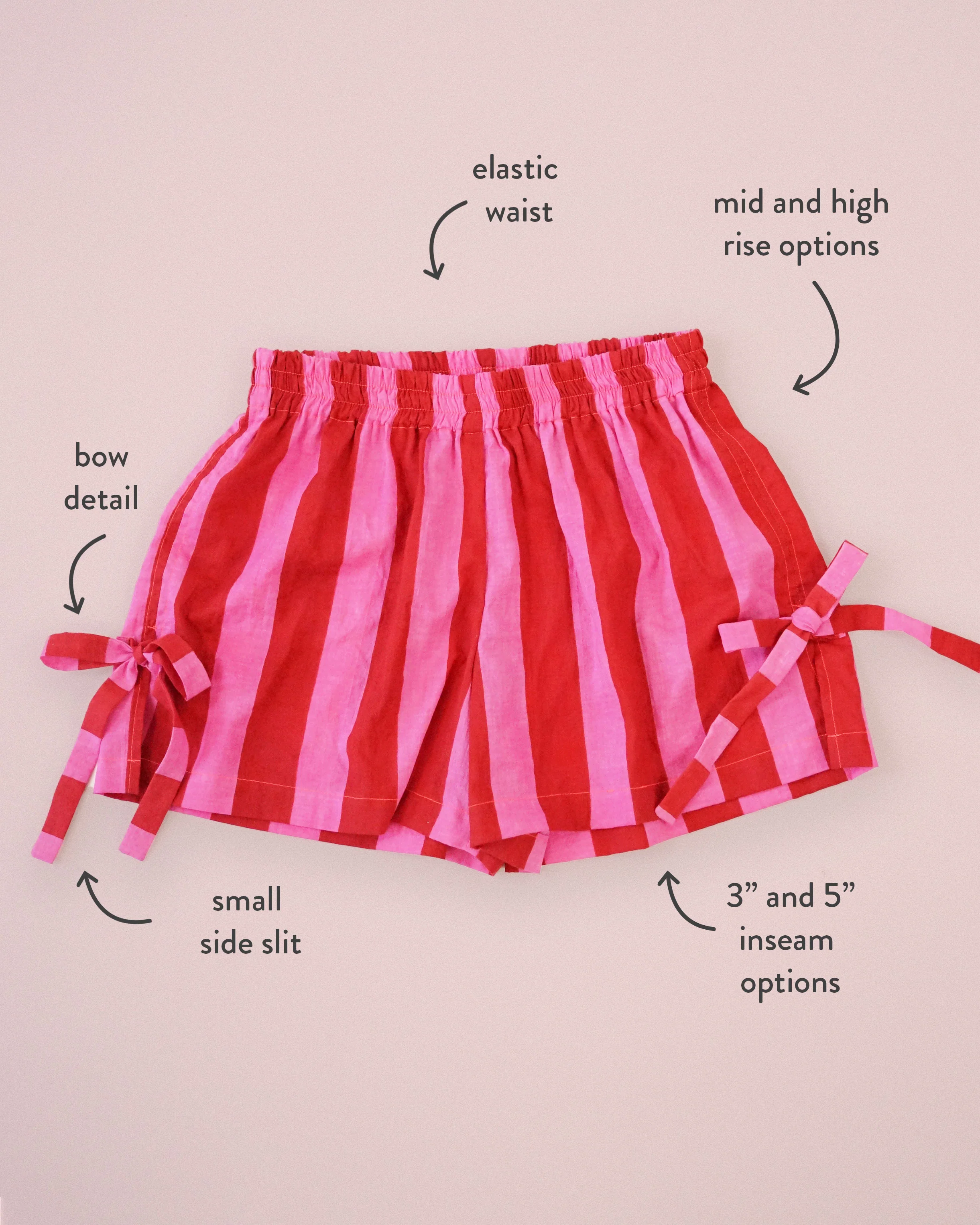 Matchy Matchy Bow Boxer Shorts - XXS-6XL - PDF Pattern - Image 8