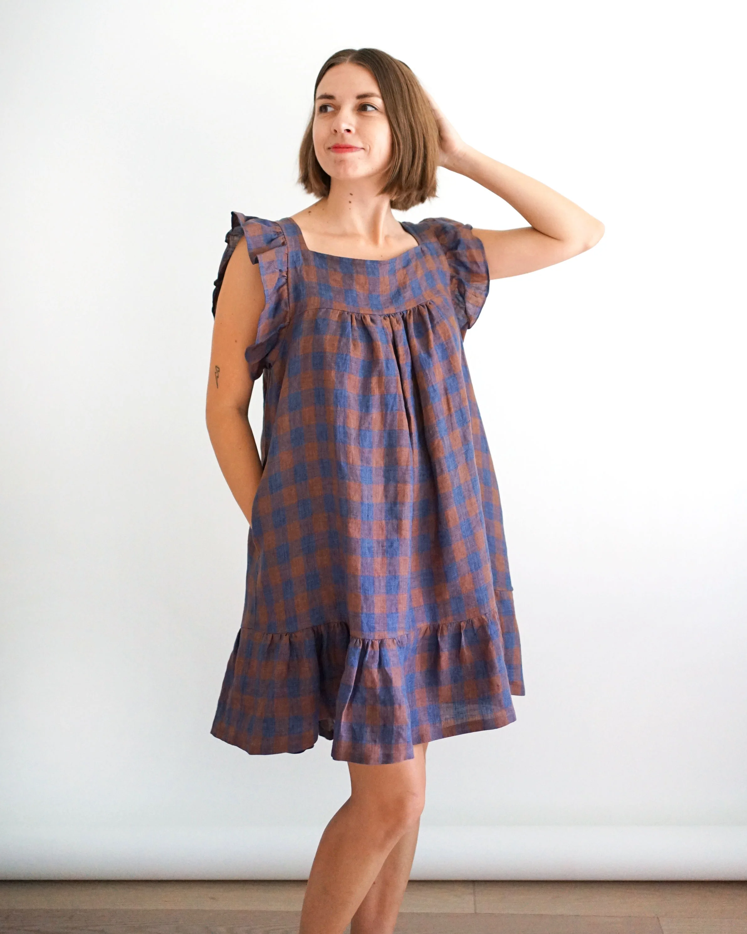 Matchy Matchy Champagne Field Dress - XXS-6XL - PDF Pattern - Image 14