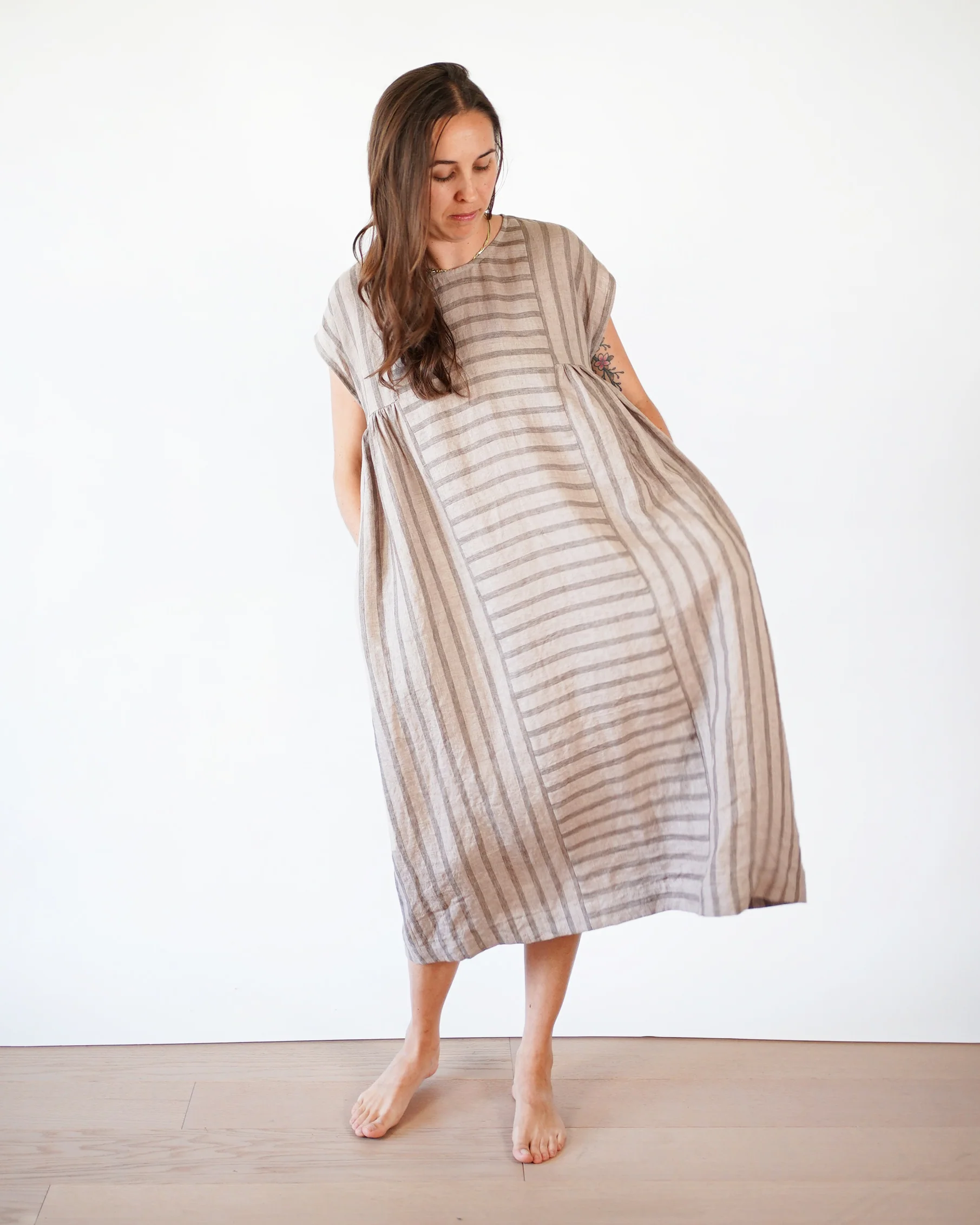Matchy Matchy Collage Gather Dress - XXS-6XL - PDF Pattern - Image 3