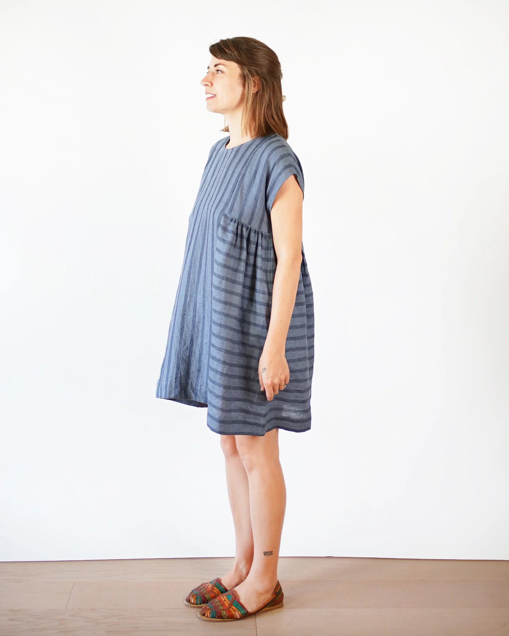 Matchy Matchy Collage Gather Dress - XXS-6XL - PDF Pattern - Image 4