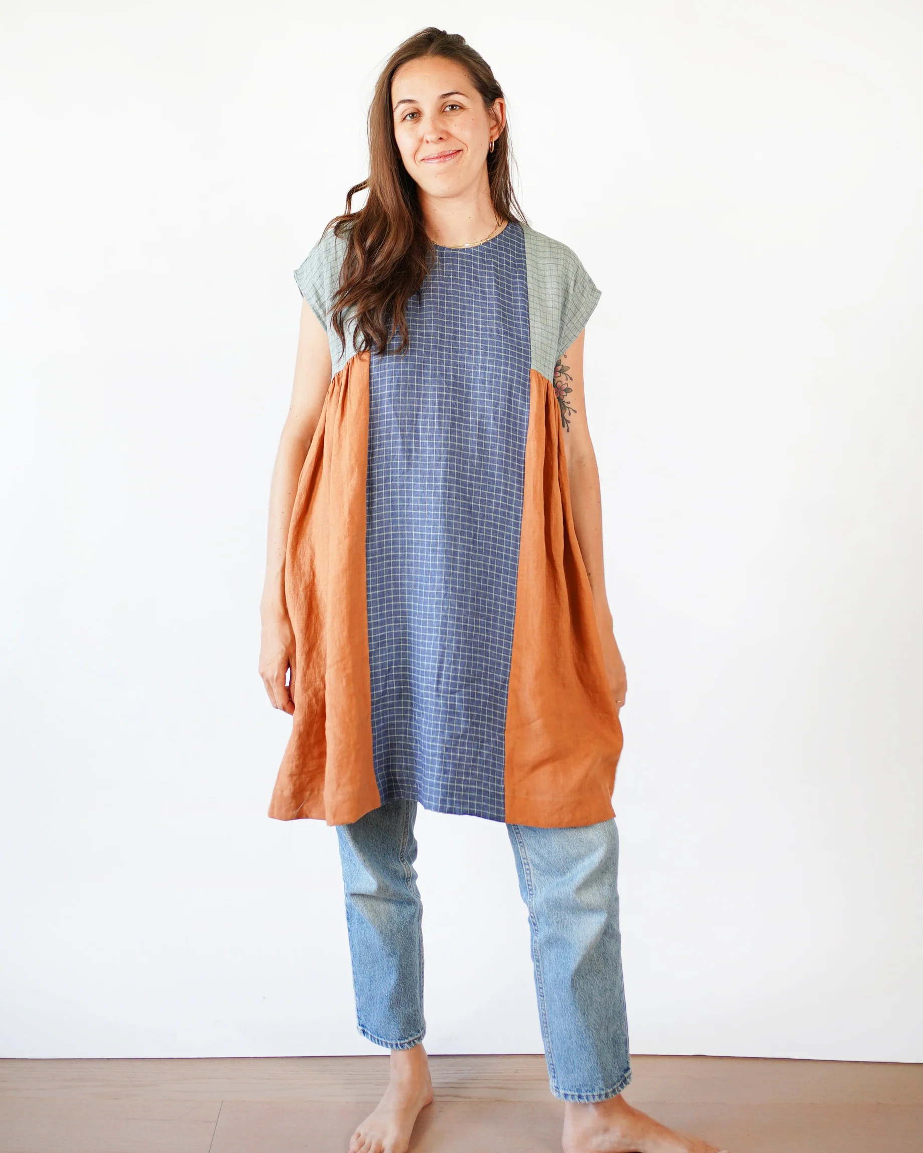 Matchy Matchy Collage Gather Dress - XXS-6XL - PDF Pattern - Image 7