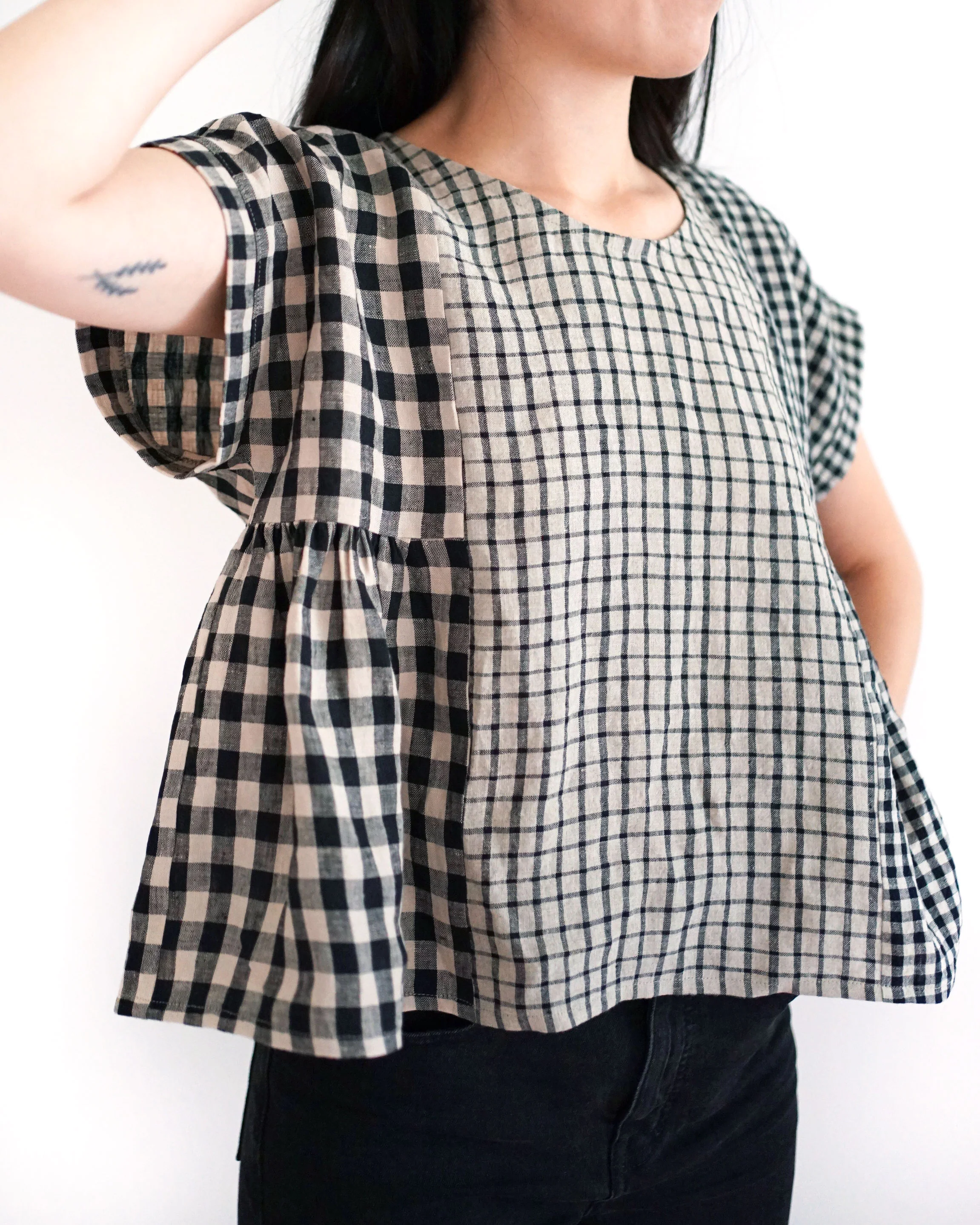 Matchy Matchy Collage Gather Top - XXS-6XL - PDF Pattern - Image 13