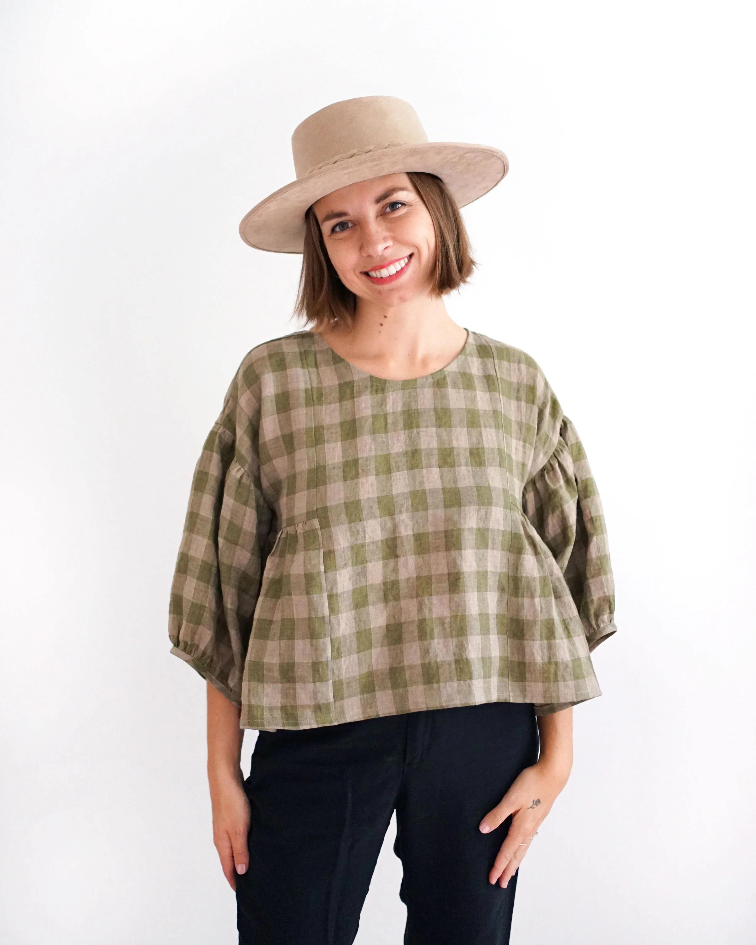 Matchy Matchy Collage Gather Top - XXS-6XL - PDF Pattern - Image 2