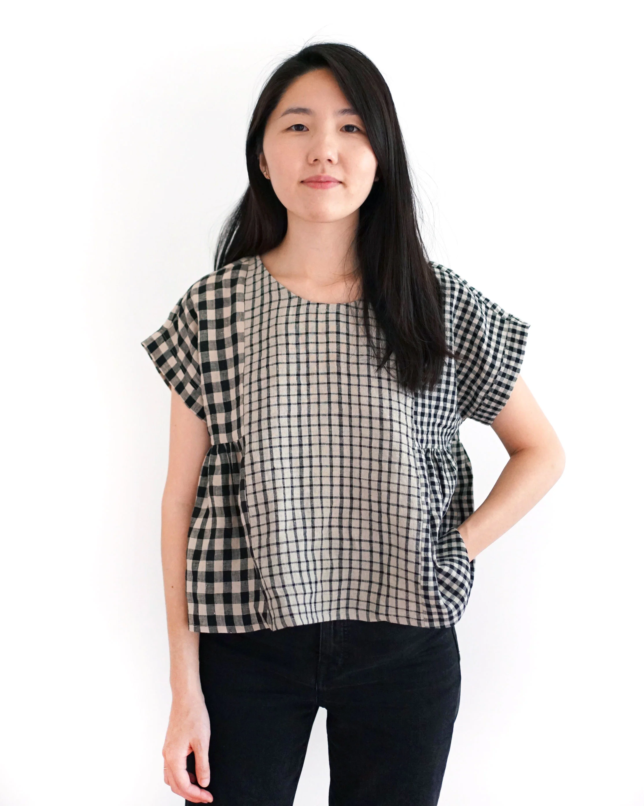 Matchy Matchy Collage Gather Top - XXS-6XL - PDF Pattern - Image 3