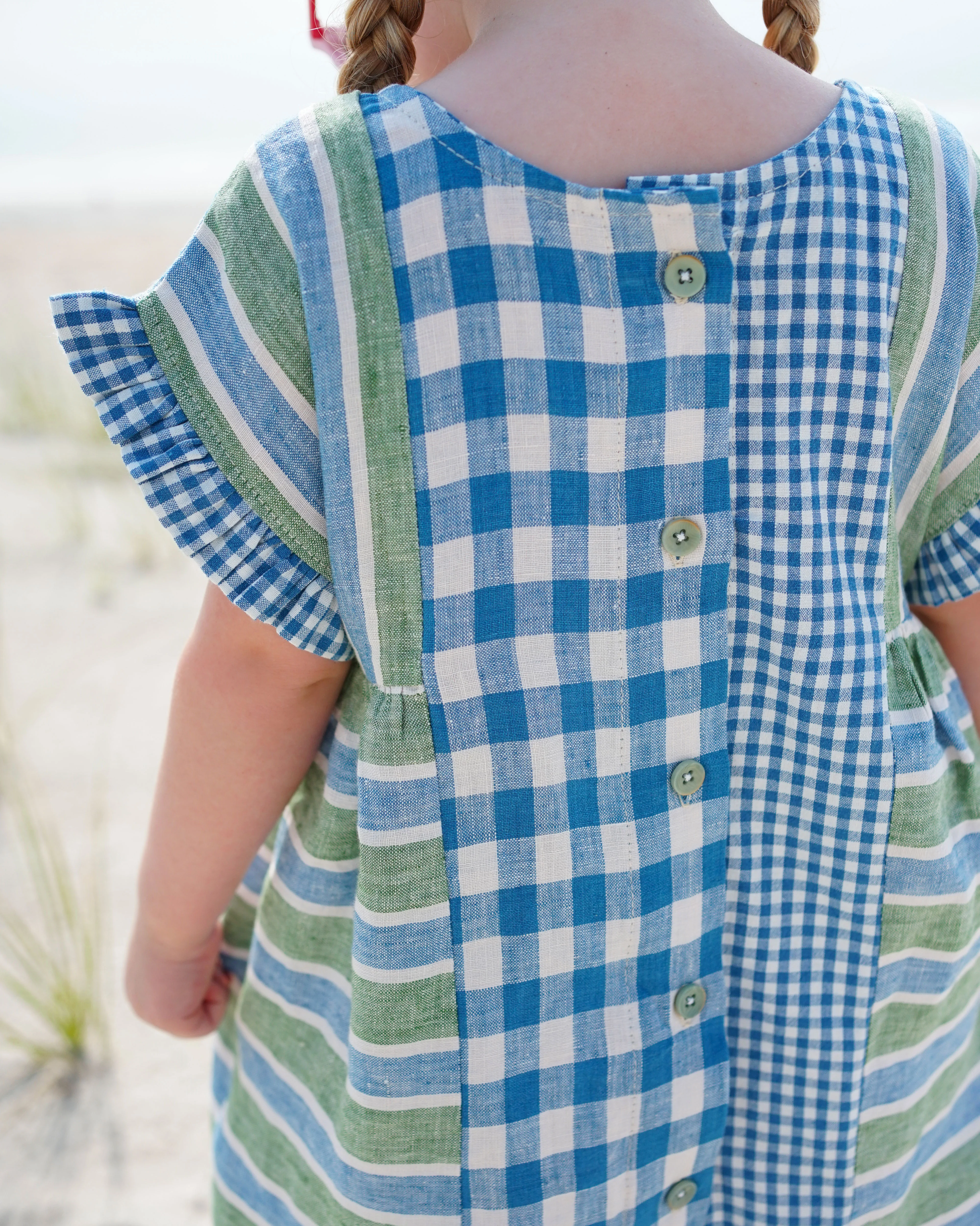 Matchy Matchy Kids Collage Gather Dress - 2-10 - PDF Pattern - Image 10