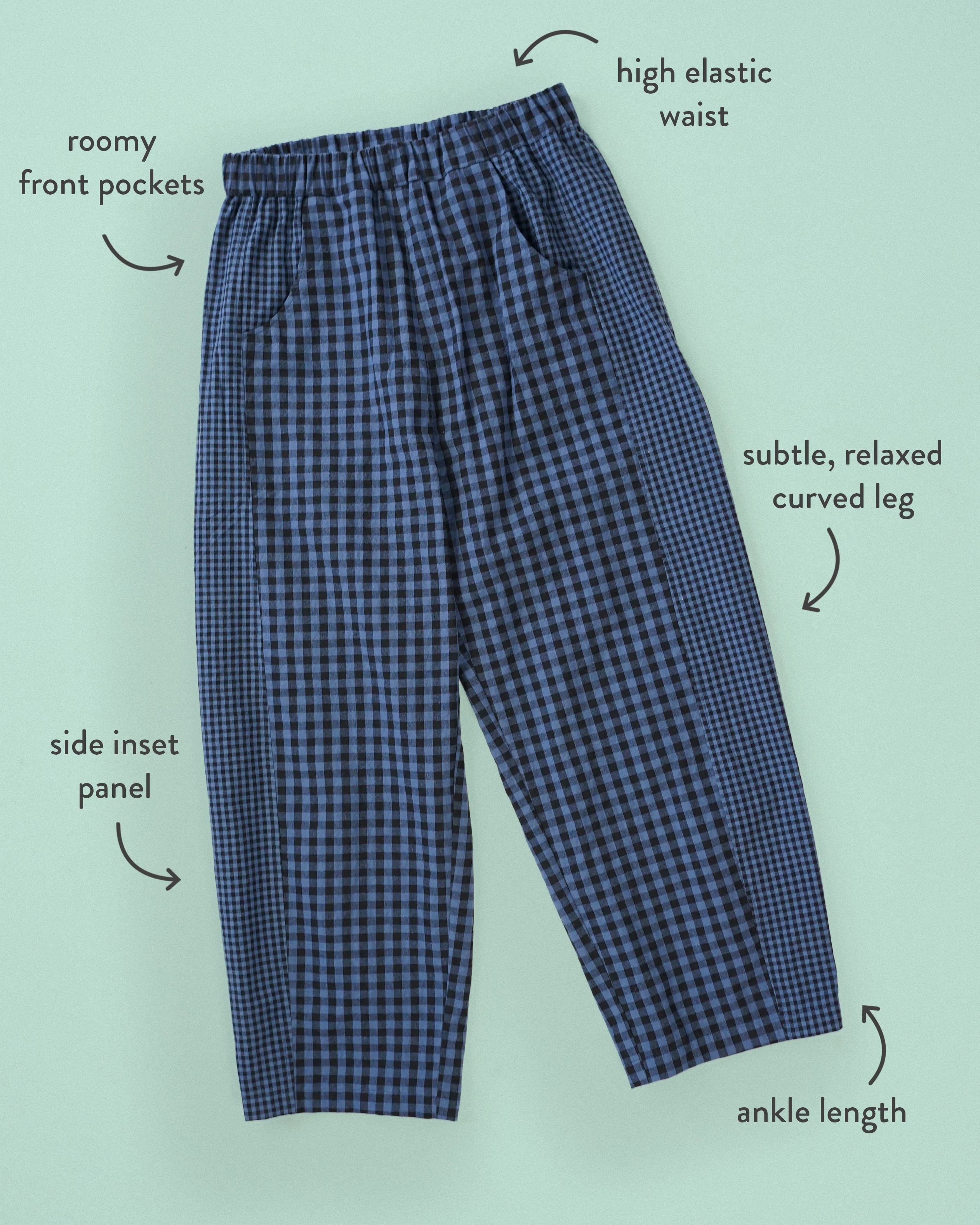 Matchy Matchy Kite Pants - XXS-6XL - PDF Pattern - Image 7