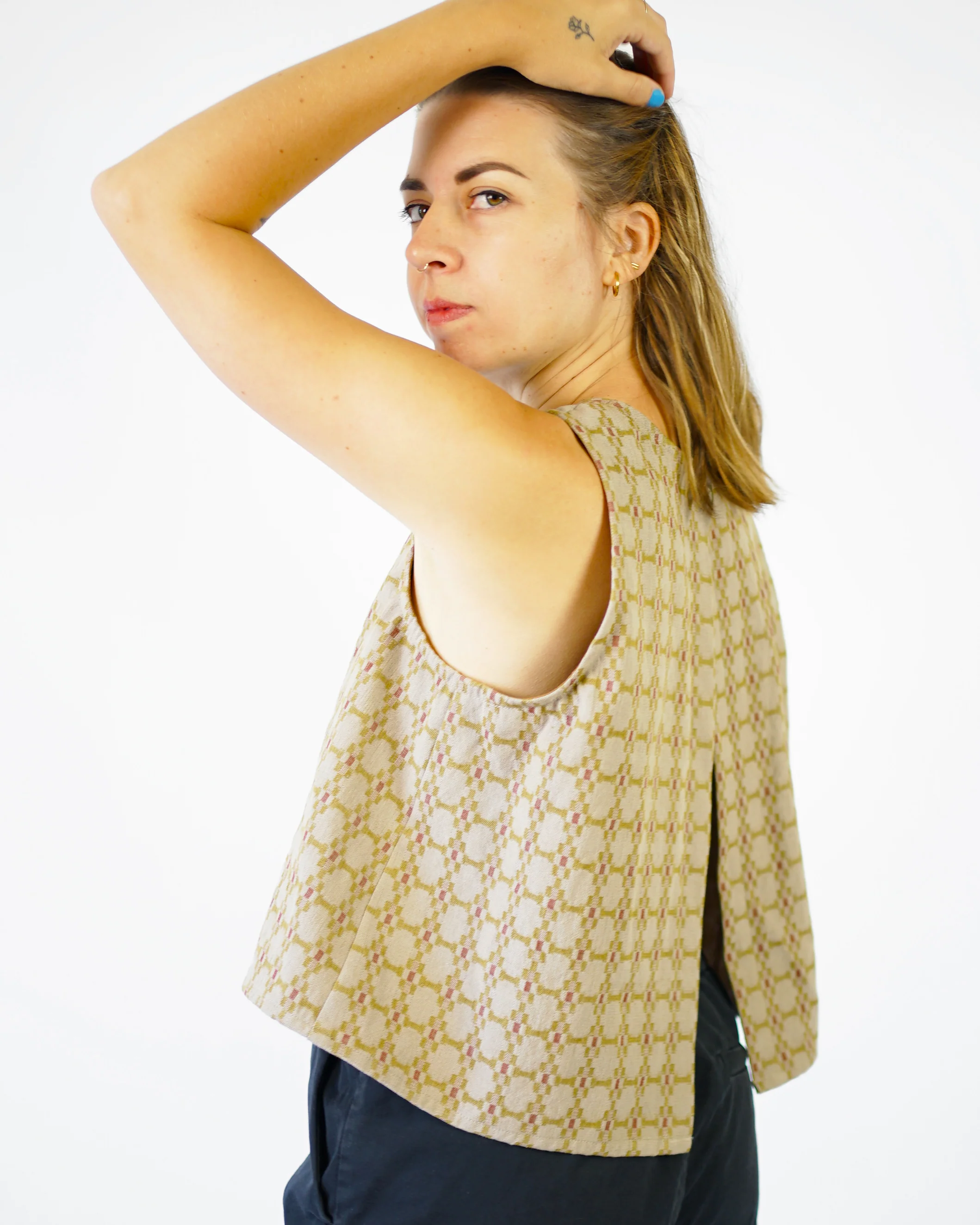 Matchy Matchy Open Back Smock Top - XXS-6XL - PDF Pattern - Image 10