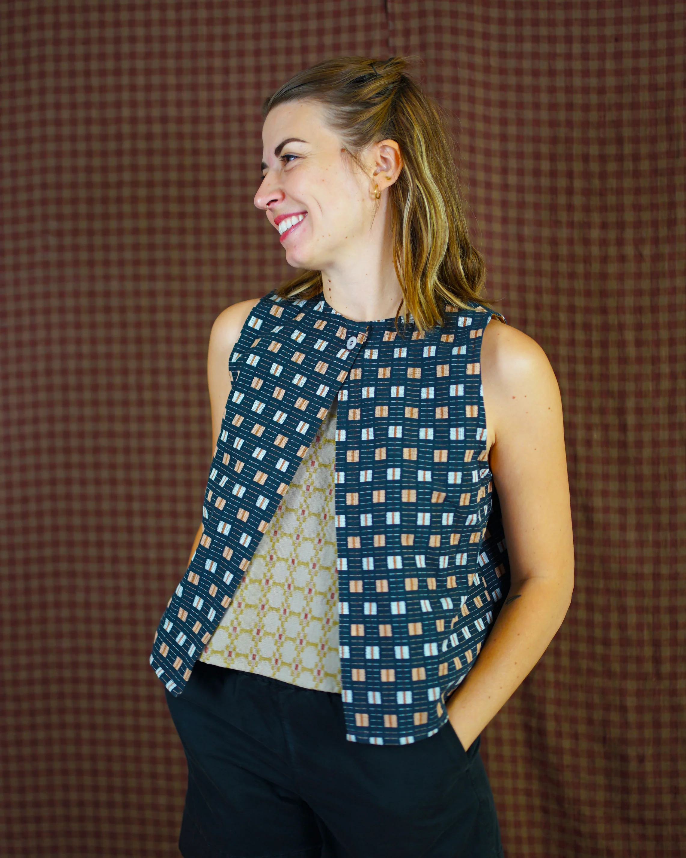 Matchy Matchy Open Back Smock Top - XXS-6XL - PDF Pattern - Image 4