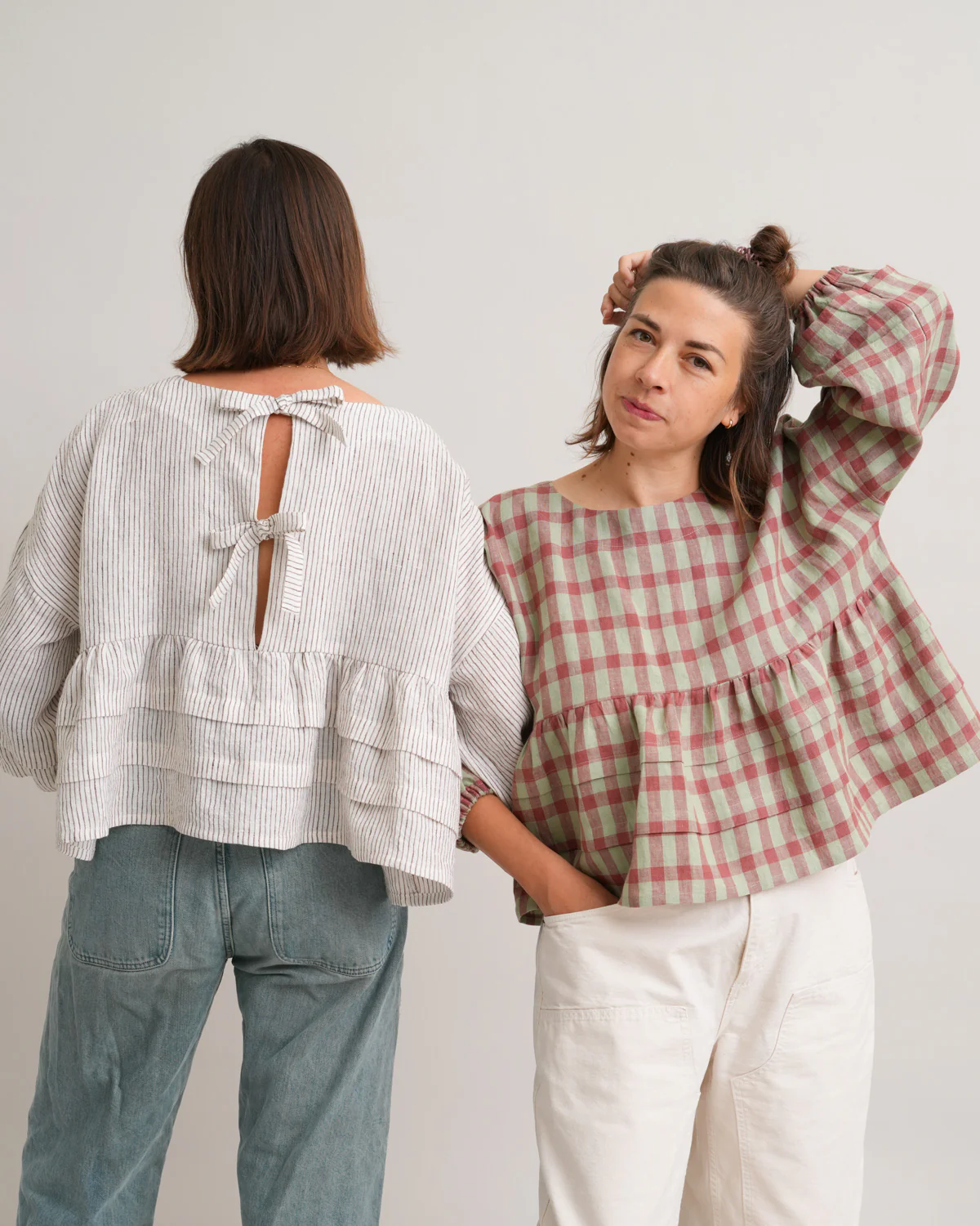 Matchy Matchy Pintuck Poet Blouse - XXS-6XL - PDF Pattern - Image 6