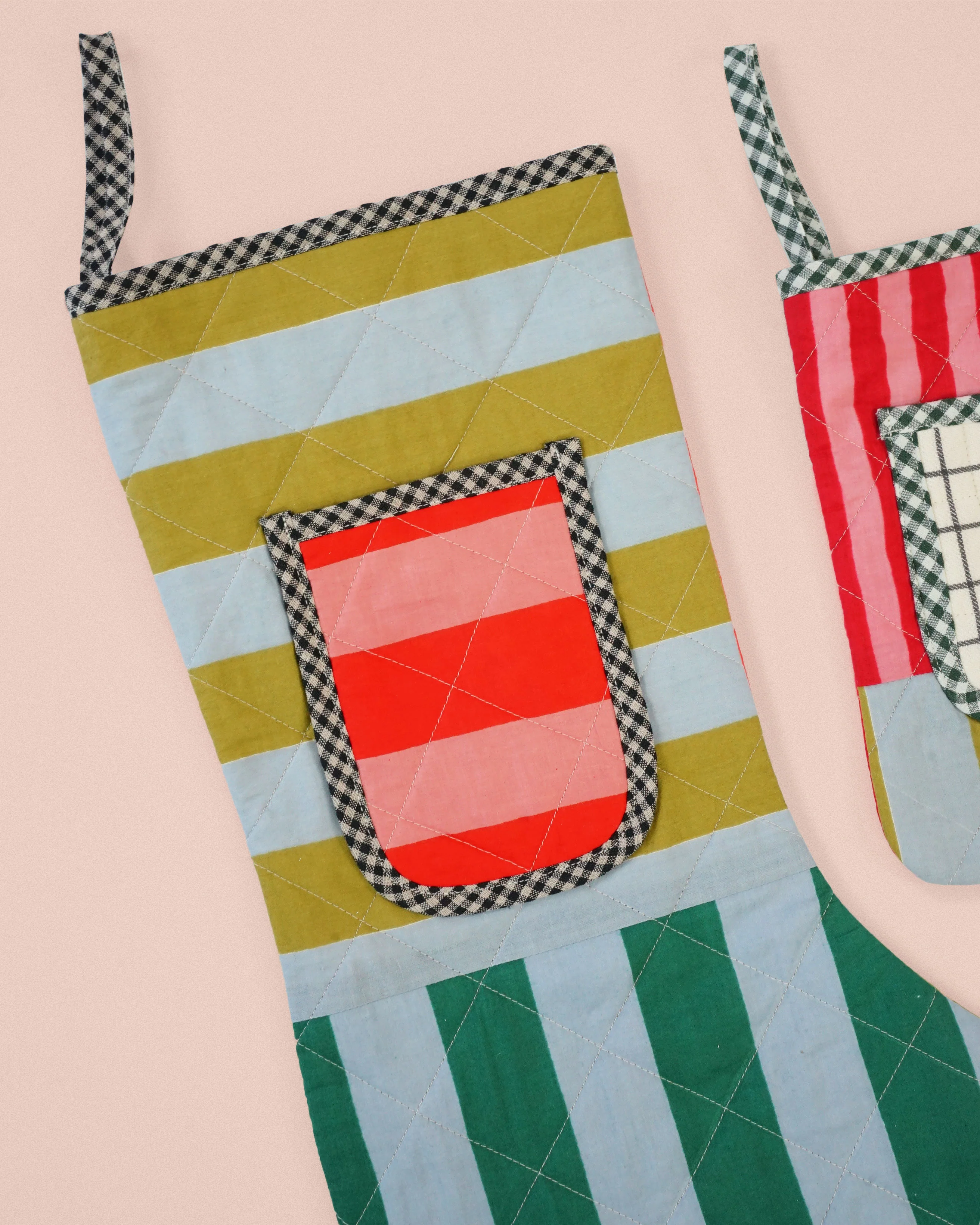 Matchy Matchy Quilted Pocket Stocking - PDF Pattern - Image 2