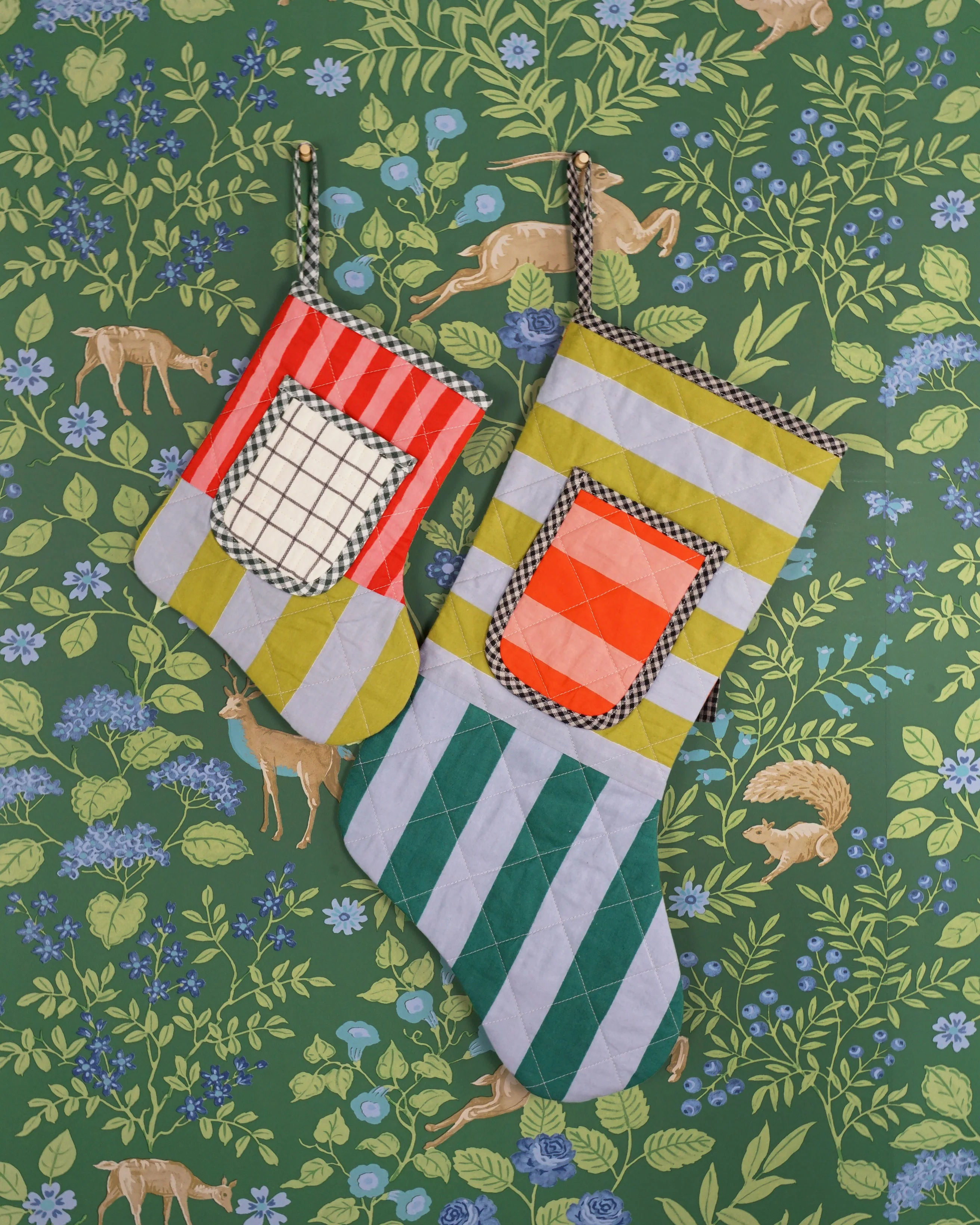 Matchy Matchy Quilted Pocket Stocking - PDF Pattern - Image 7