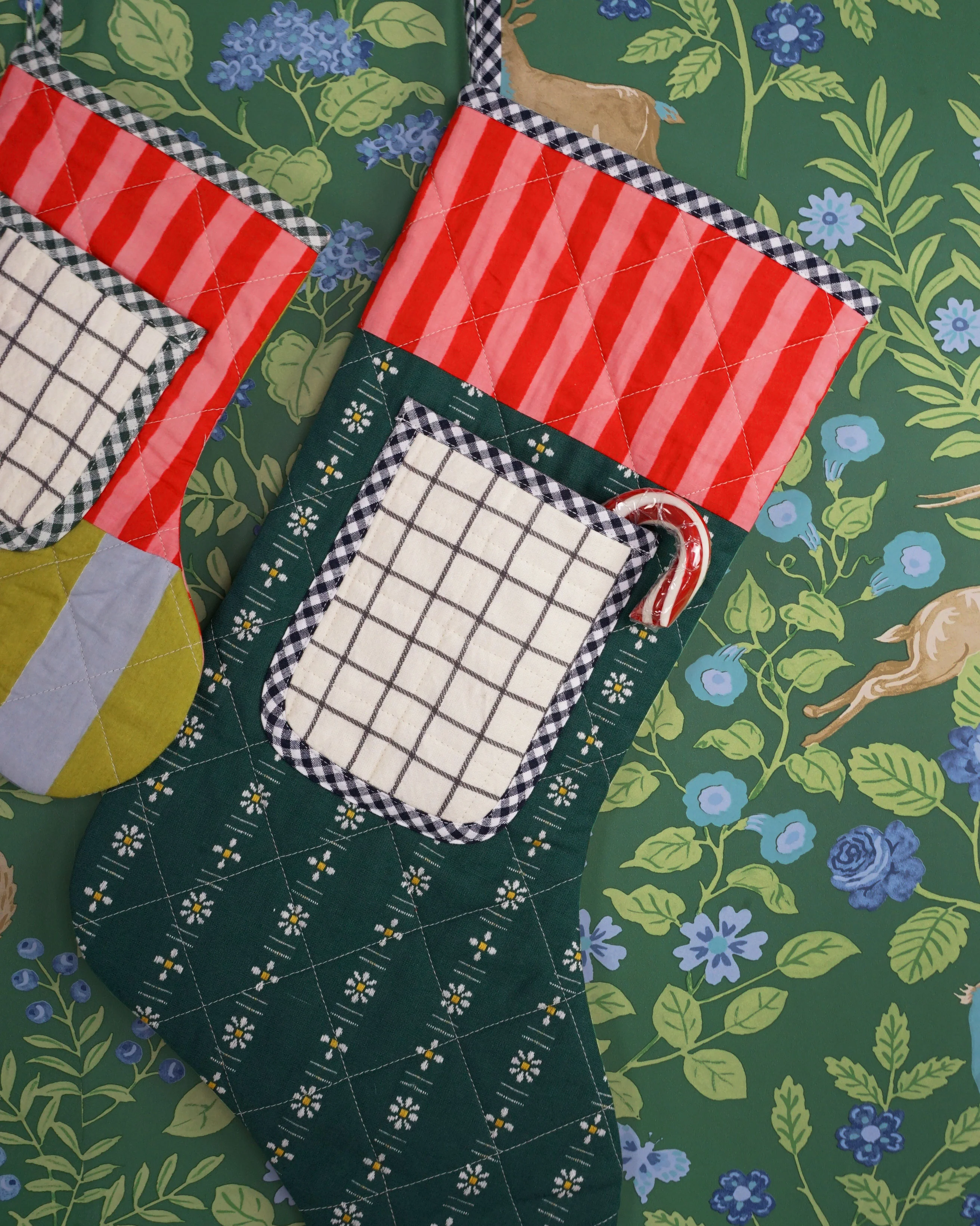 Matchy Matchy Quilted Pocket Stocking - PDF Pattern - Image 8