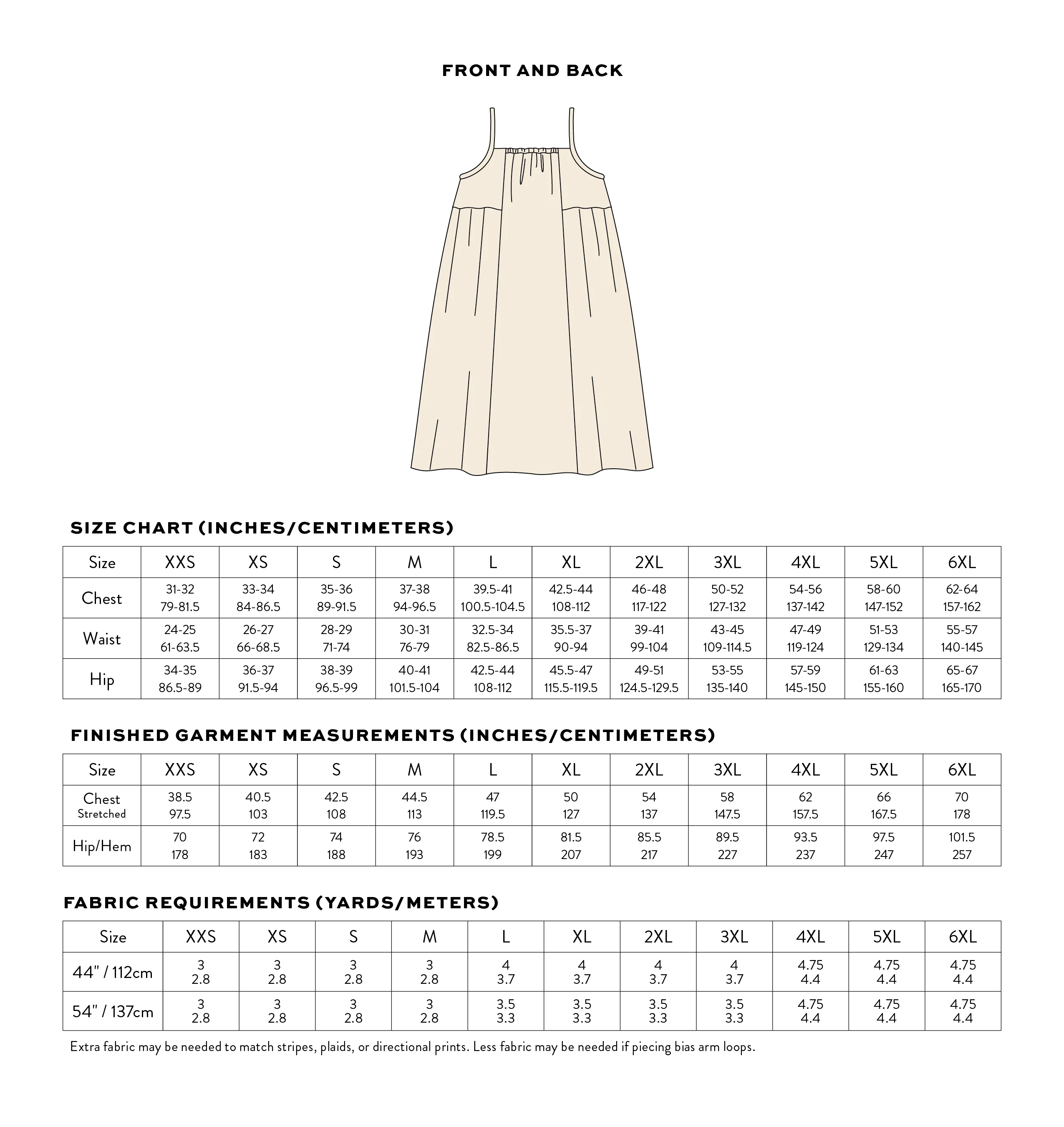 Matchy Matchy Schoolhouse Sundress - XXS-6XL - PDF Pattern - Image 11