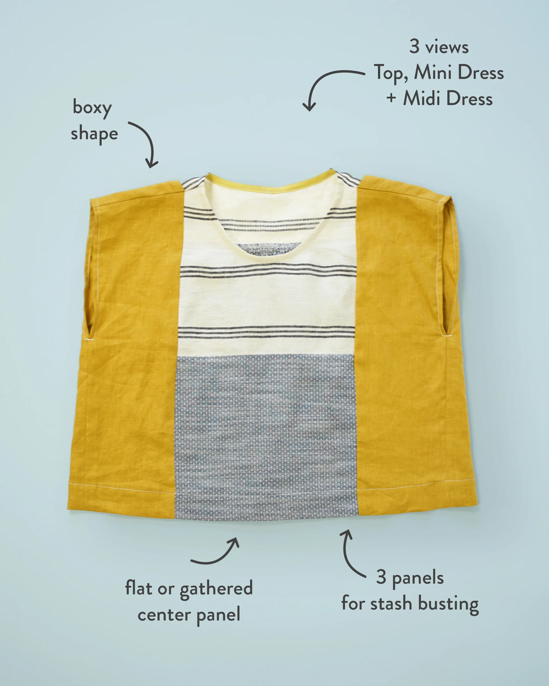 Matchy Matchy Skipper Top and Dress - XXS-6XL - PDF Pattern - Image 14