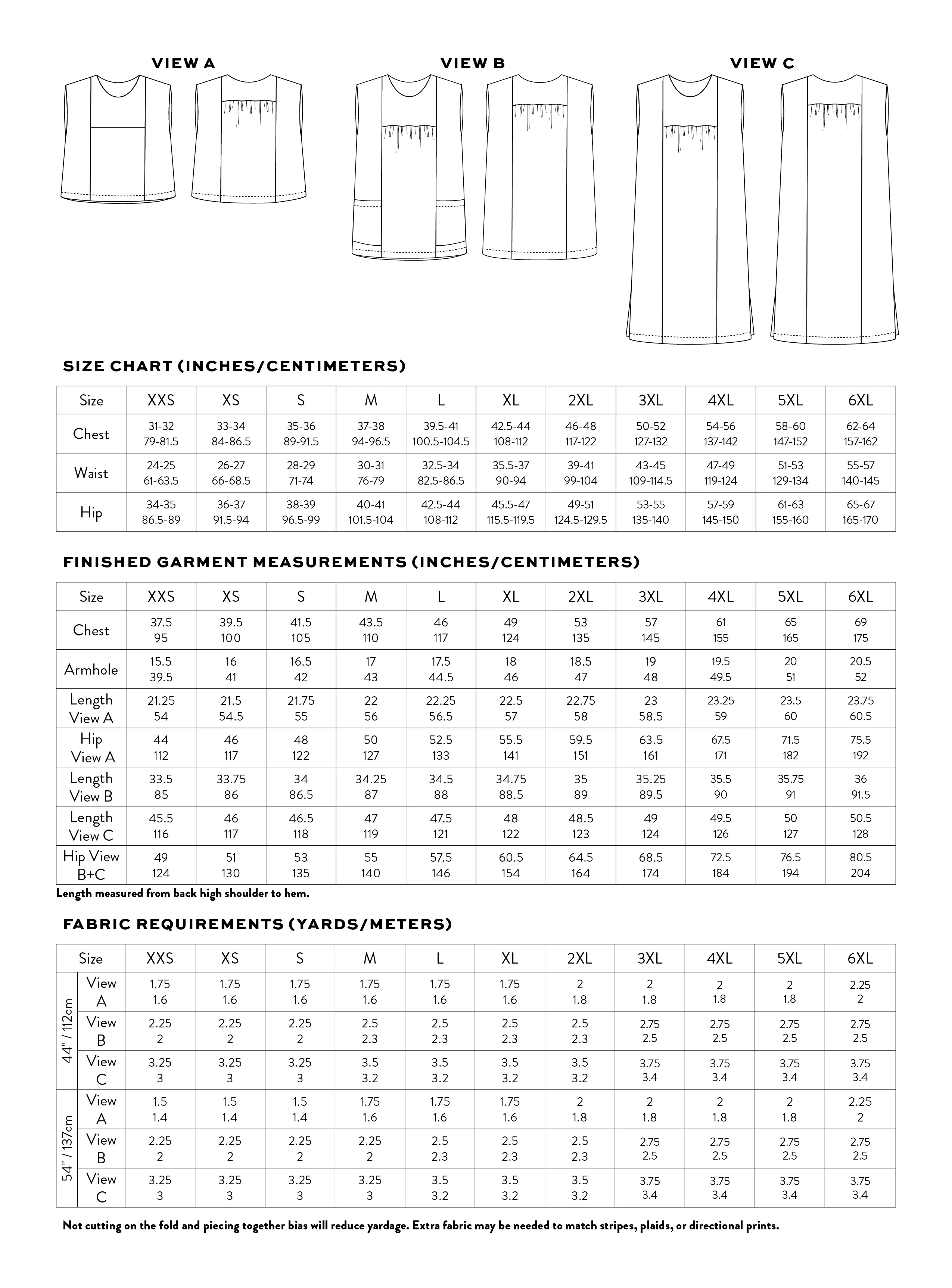 Matchy Matchy Skipper Top and Dress - XXS-6XL - PDF Pattern - Image 15