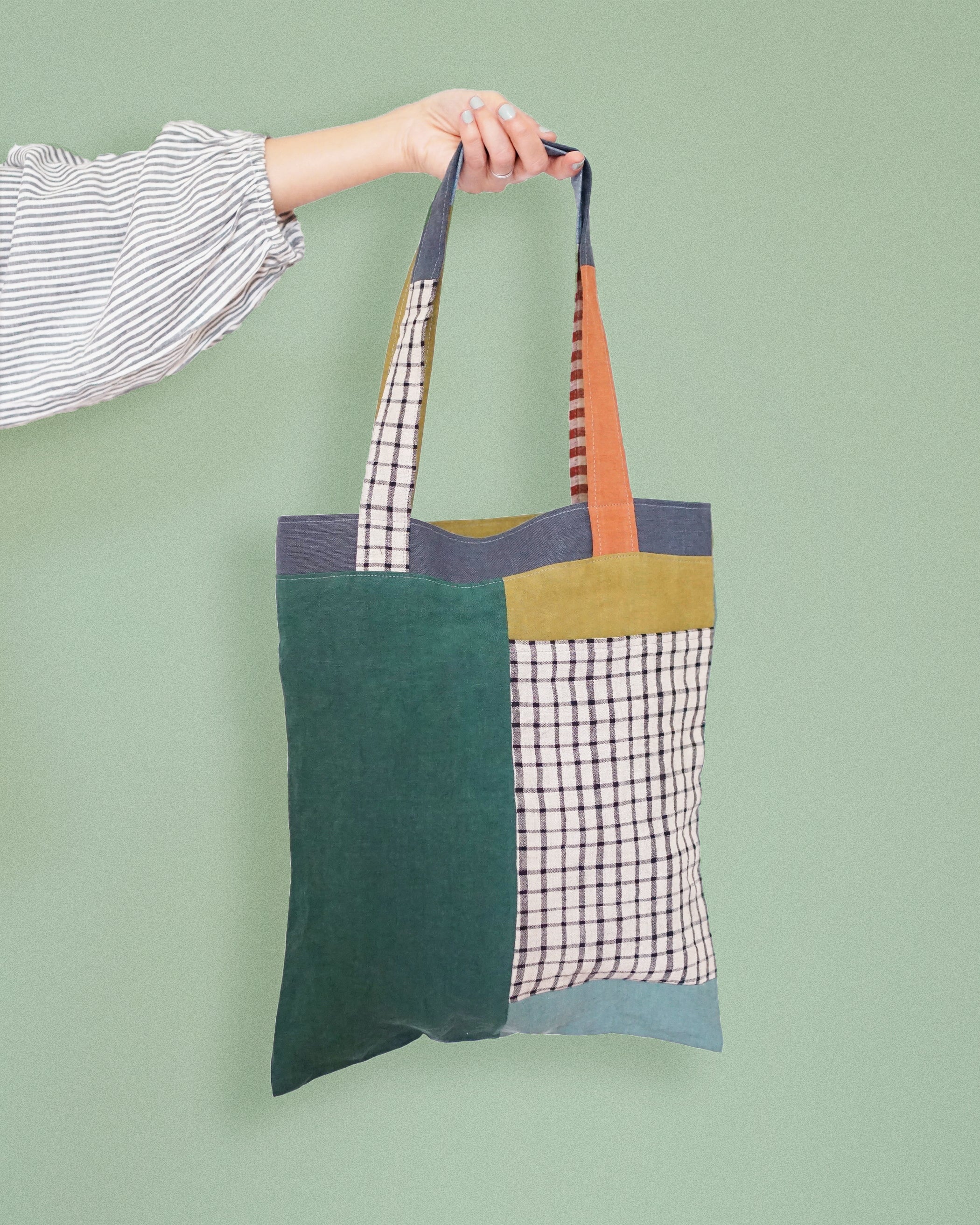 Matchy Matchy Stash Pocket Tote - PDF Pattern - Image 10
