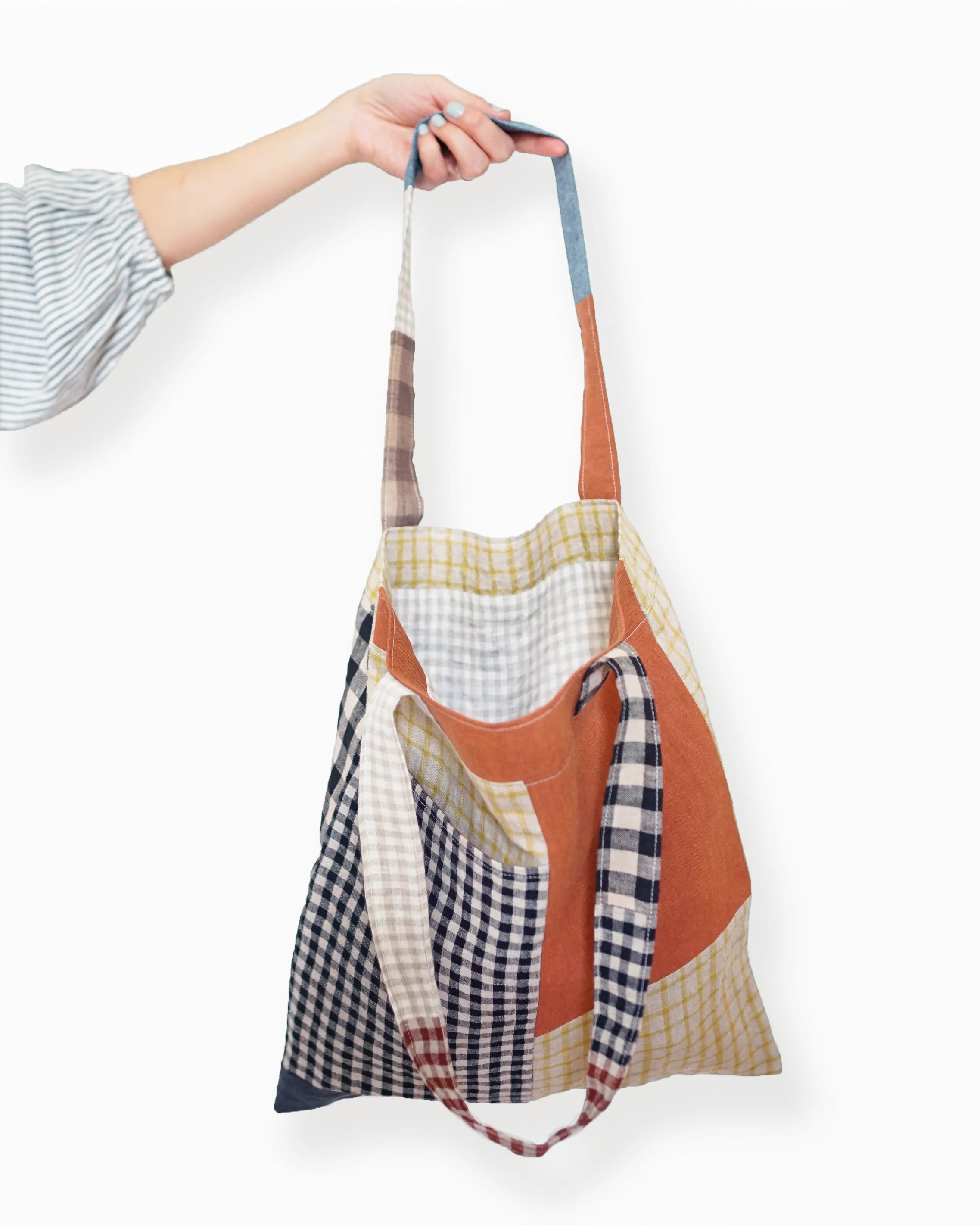 Matchy Matchy Stash Pocket Tote - PDF Pattern - Image 11