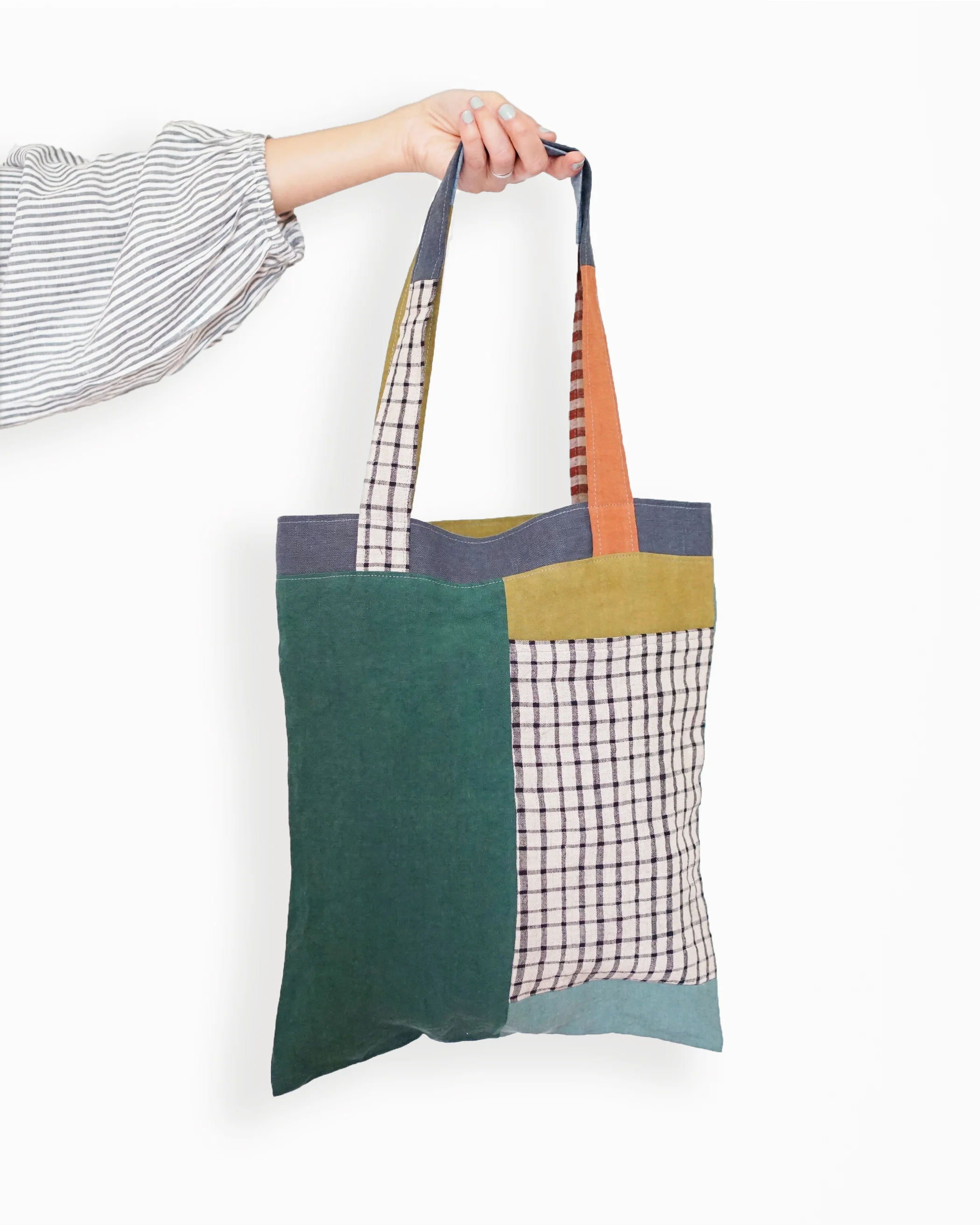 Matchy Matchy Stash Pocket Tote - PDF Pattern - Image 13