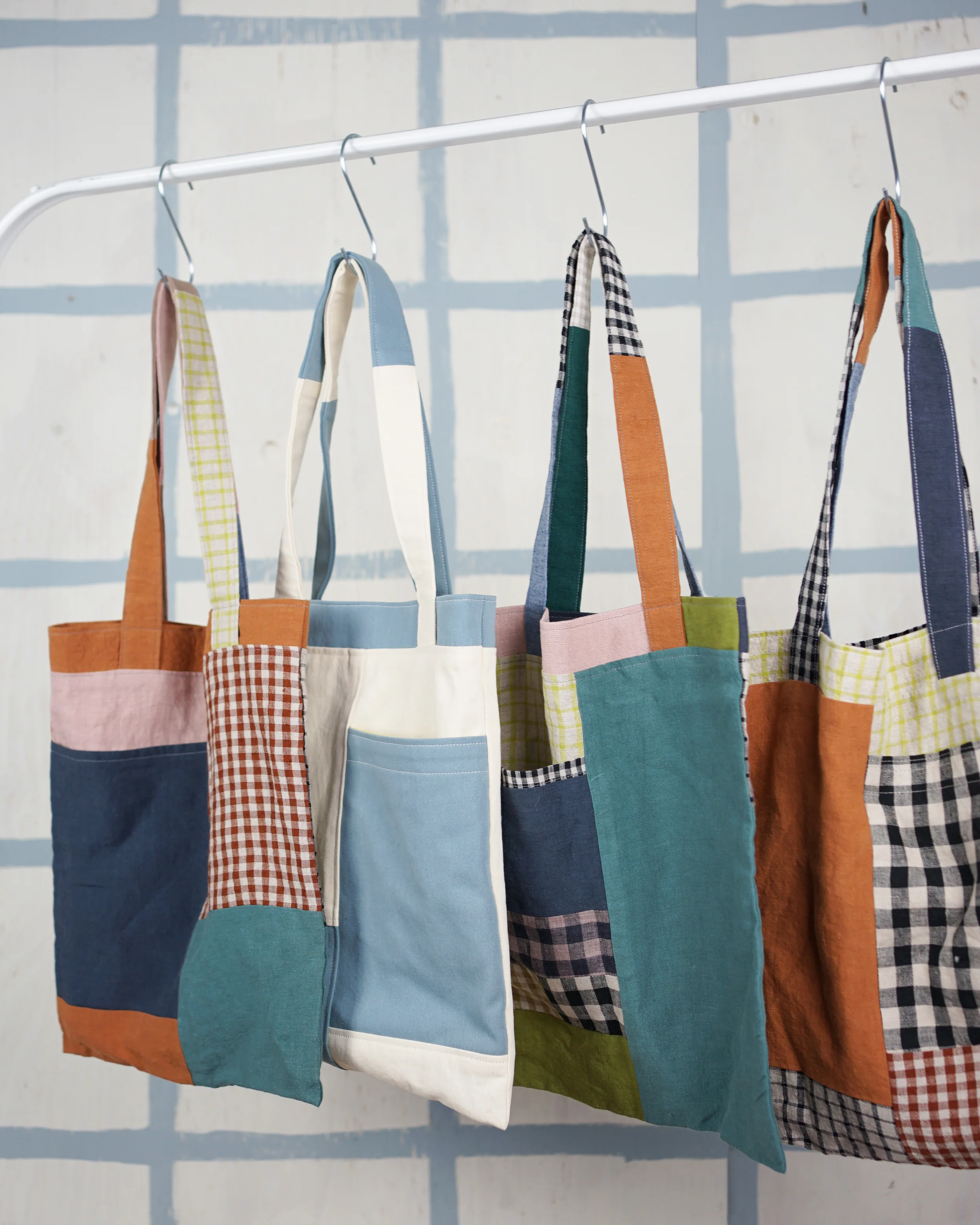 Matchy Matchy Stash Pocket Tote - PDF Pattern - Image 8