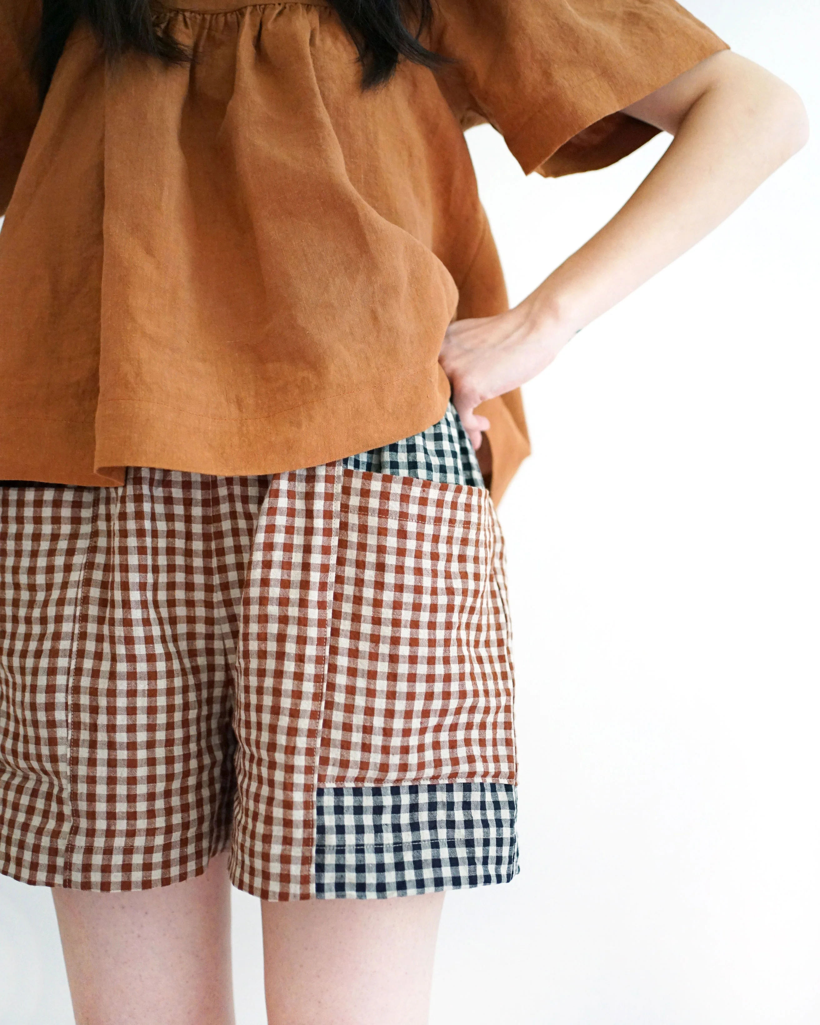 Matchy Matchy Weekend Chore Shorts - XXS-6XL - PDF Pattern - Image 2