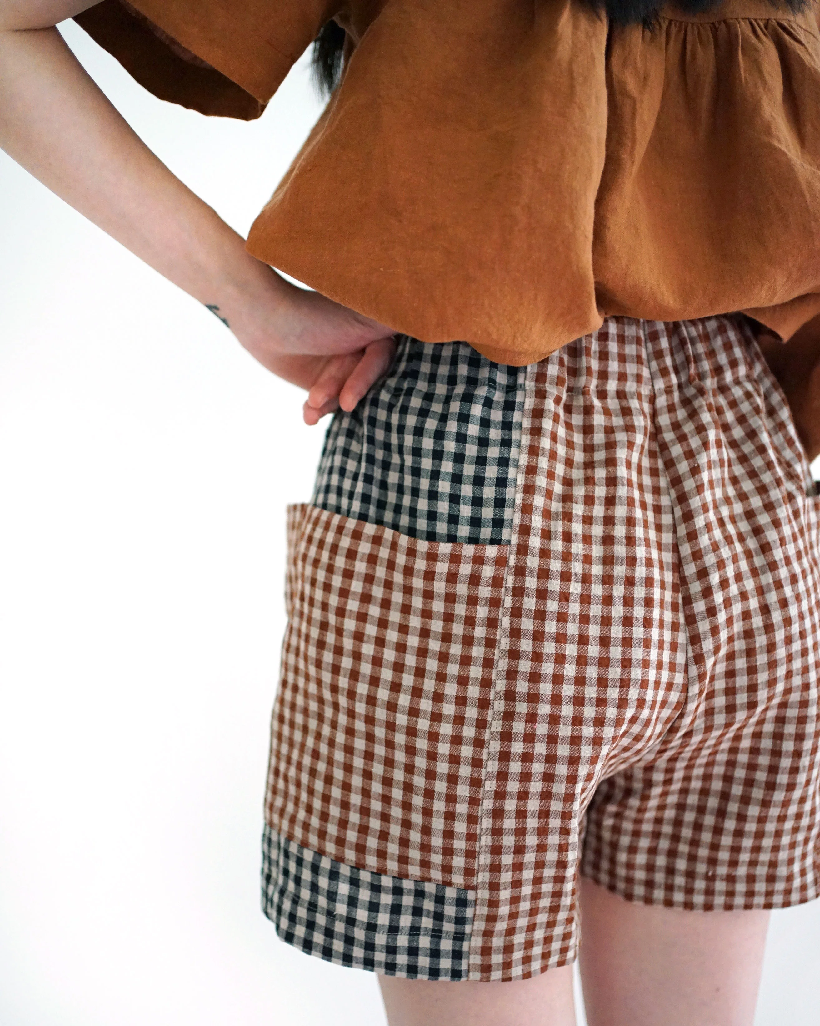 Matchy Matchy Weekend Chore Shorts - XXS-6XL - PDF Pattern - Image 7