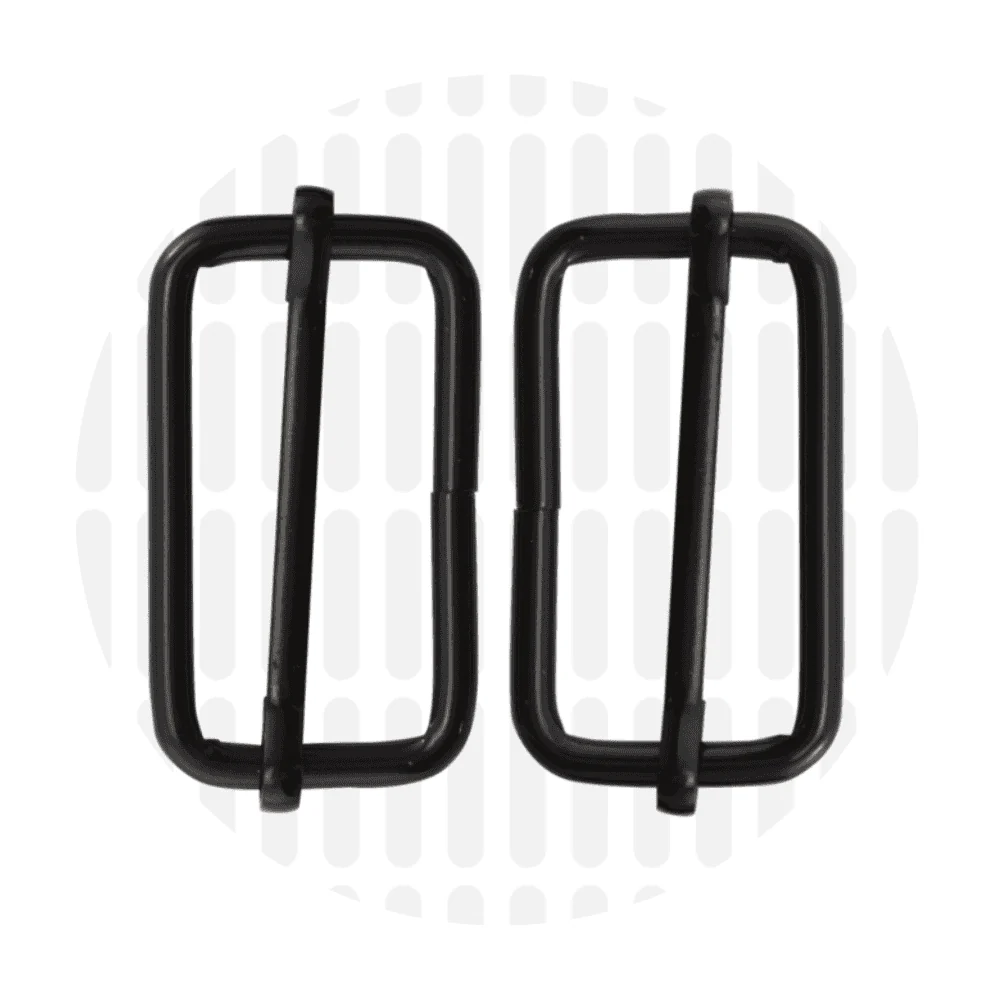 Matte Black Slider 38mm (1.5in) - 2 per Pack