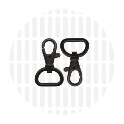 Matte Black Swivel Hook 19mm (0.75in)