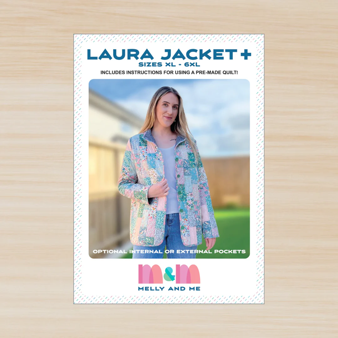 Melly & Me Laura Quilted Jacket Plus Size - XL to 6XL