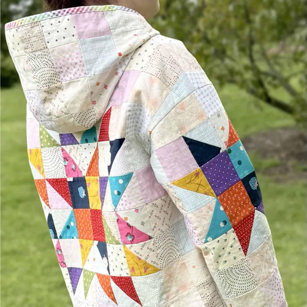 Melly & Me Lexi Quilted Hoodie Sewing Pattern - Image 3