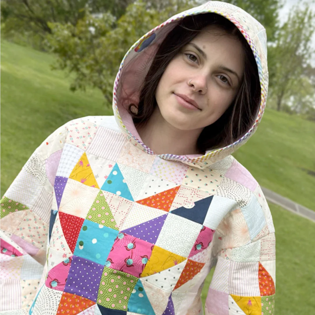 Melly & Me Lexi Quilted Hoodie Sewing Pattern - Image 4
